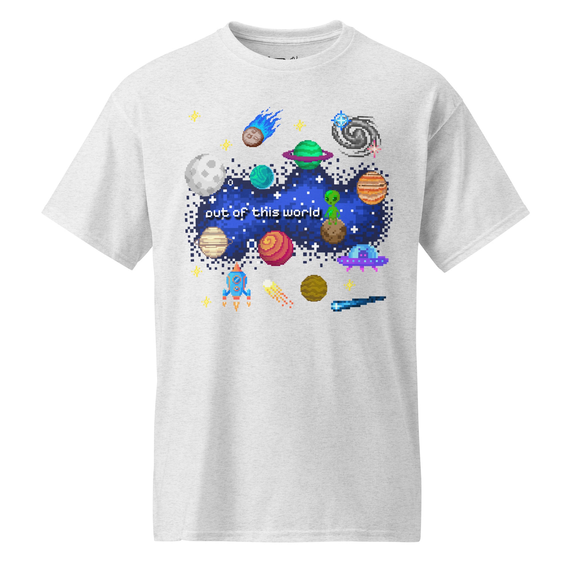 Unisex DryBlend® Classic Tee - 'Out of This World' Ash T-Shirt
