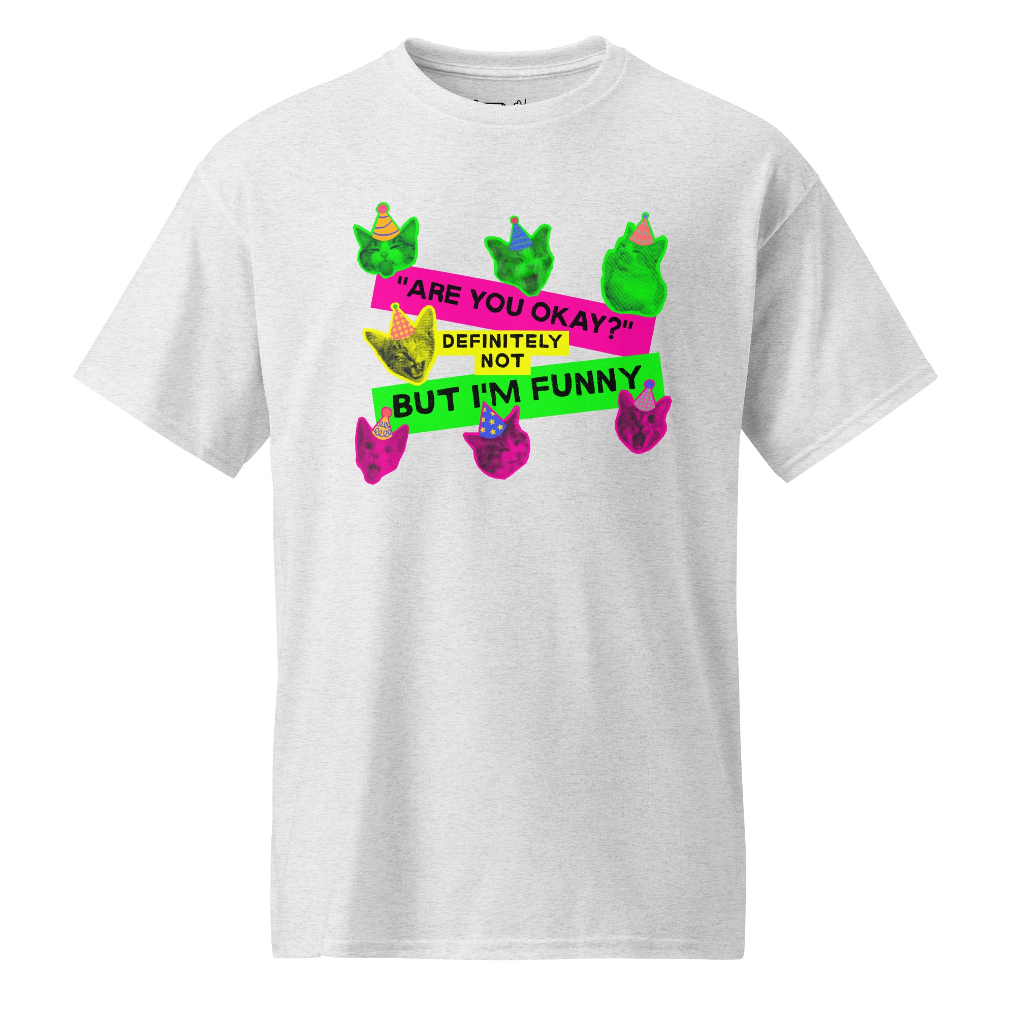 Unisex DryBlend® Classic Tee - 'Definitely Not' Ash T-Shirt