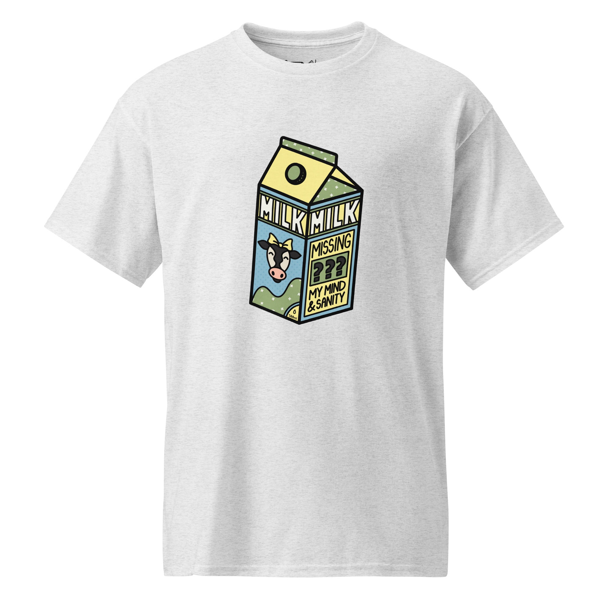 Unisex DryBlend® Classic Tee - 'Got Milk?' Ash T-Shirt