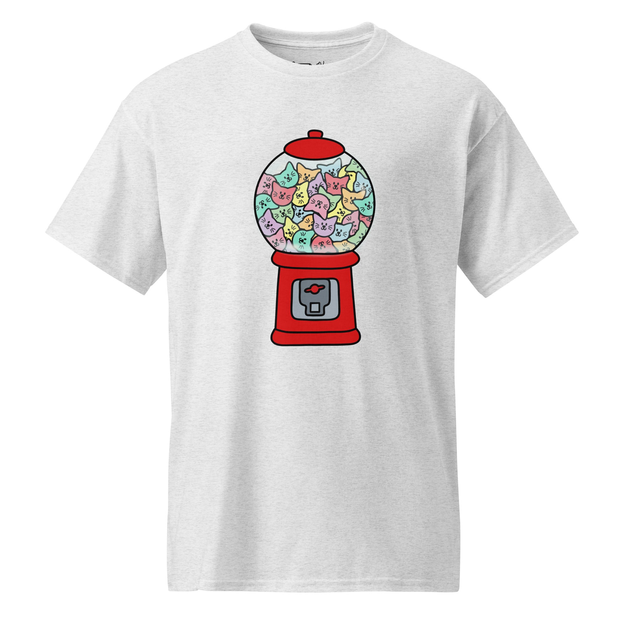 Unisex DryBlend® Classic Tee - 'Bubblegum Cats' Ash T-Shirt