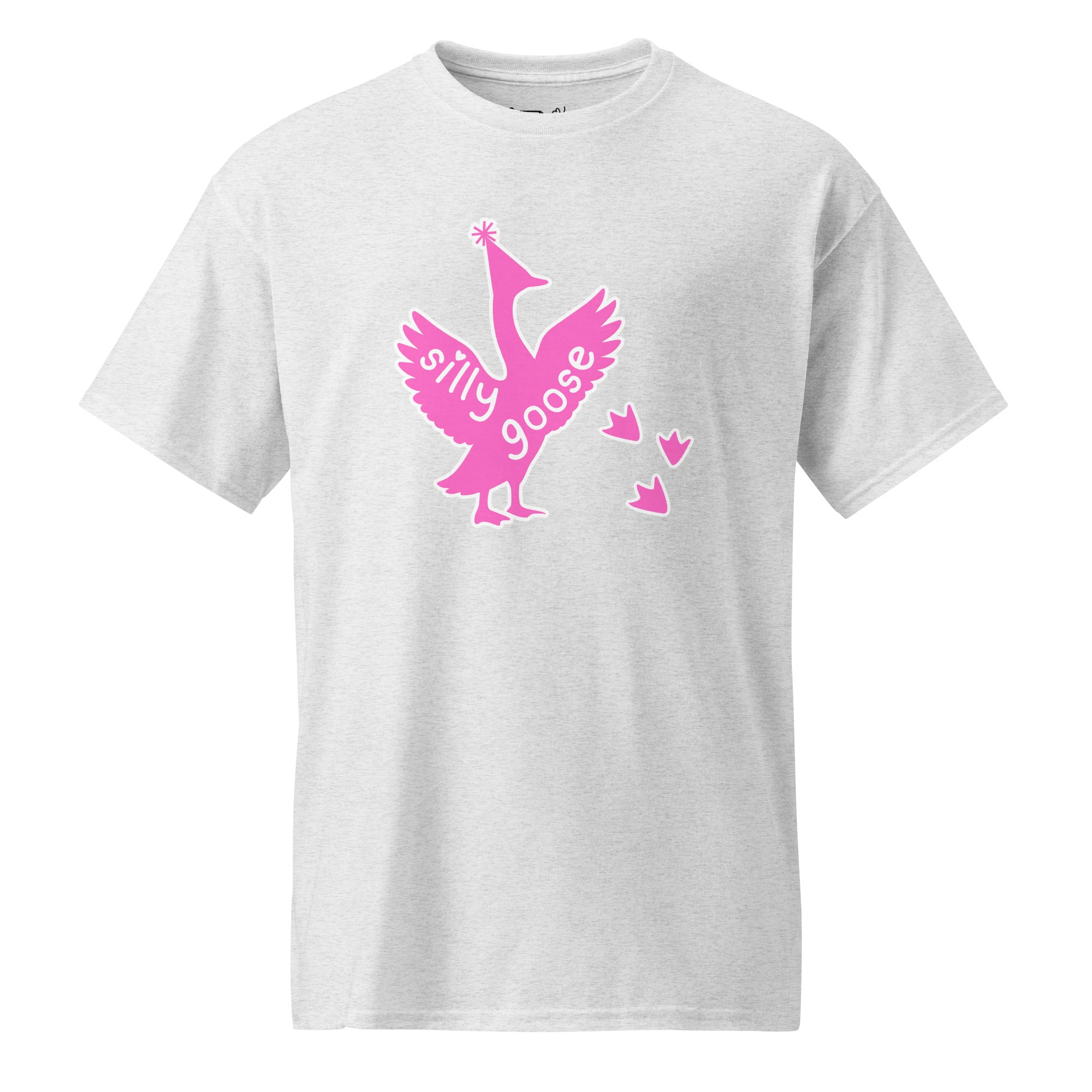 Unisex DryBlend® Classic Tee - 'Silly Goose' Ash T-Shirt