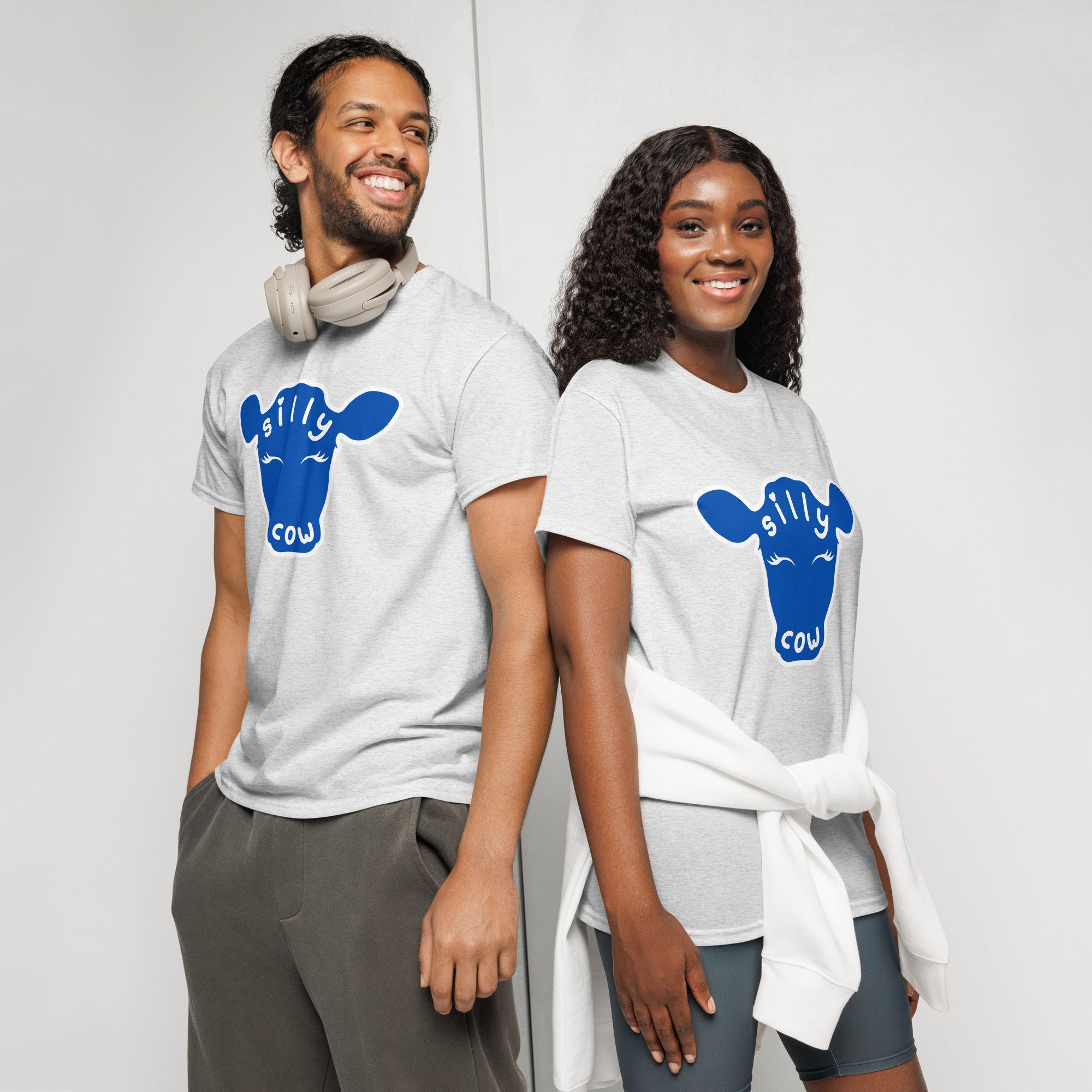 Unisex DryBlend® Classic Tee - 'Silly Cow' T-Shirt