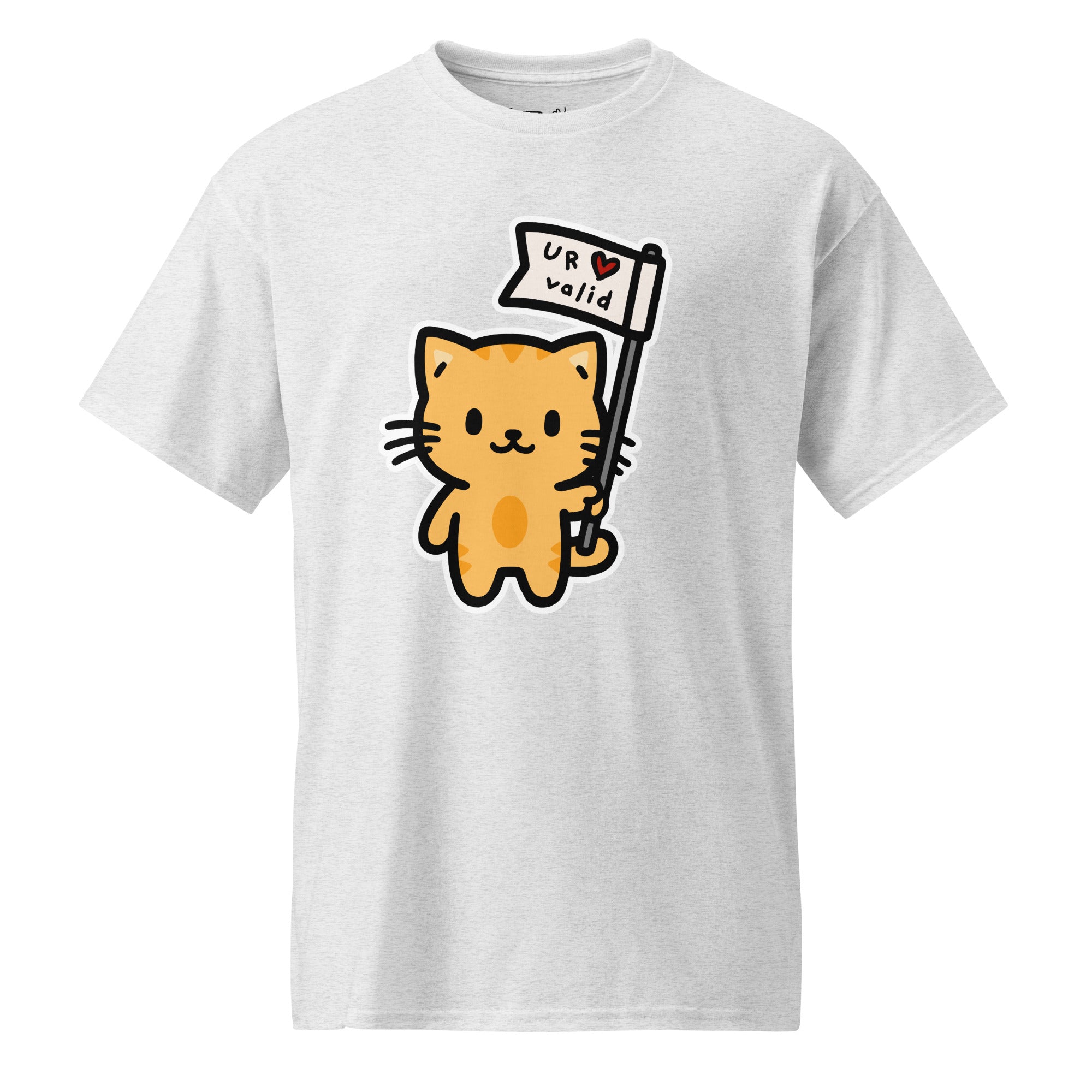 Unisex DryBlend® Classic Tee - 'U R Valid' Ash T-Shirt