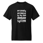 Unisex DryBlend® Classic Tee - 'Personally Victimised' Black T-Shirt