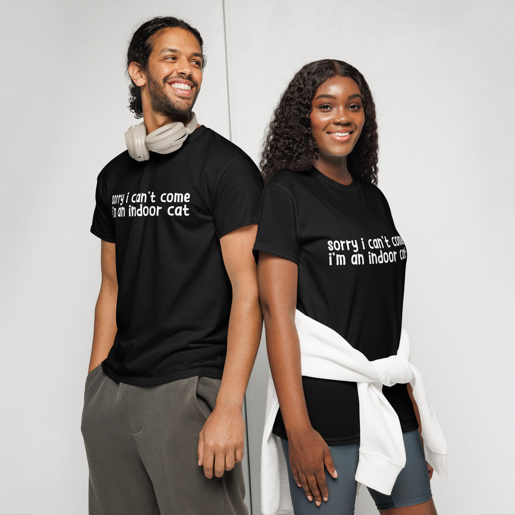 Unisex DryBlend® Classic Tee - 'Indoor Cat' T-Shirt