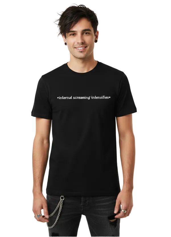 Unisex DryBlend® Classic Tee - 'Internal Screaming' T-Shirt