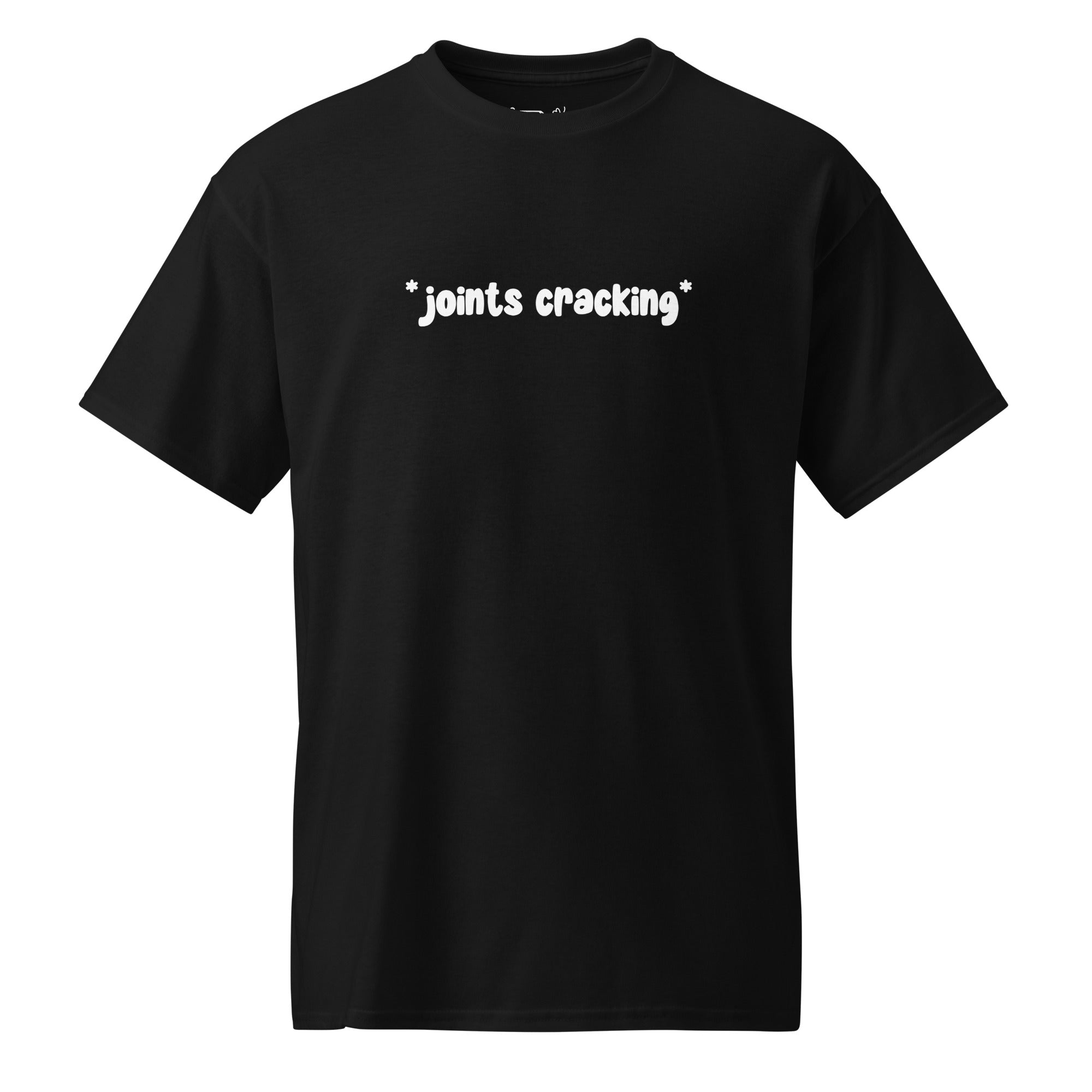 Unisex DryBlend® Classic Tee - 'Joints Cracking' Black T-Shirt