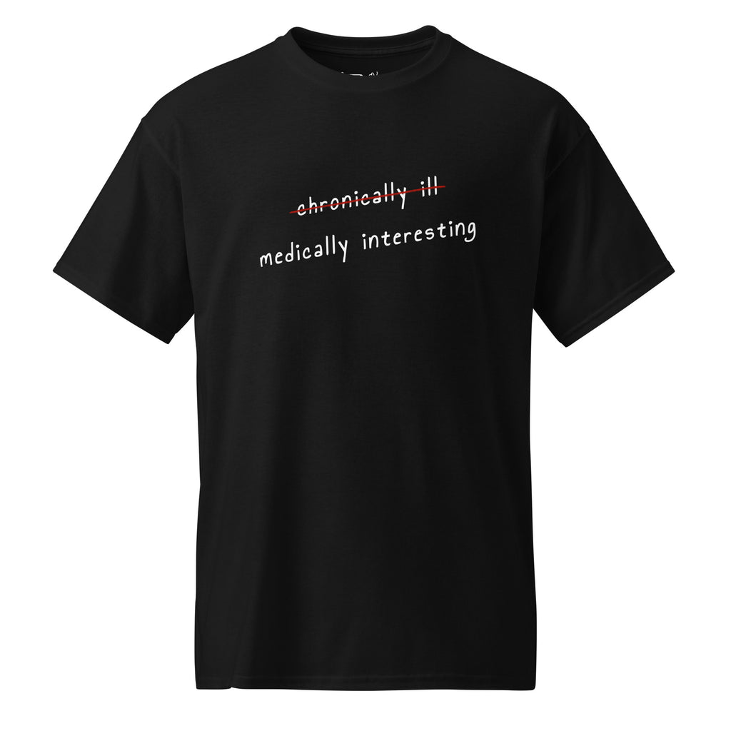 Unisex DryBlend® Classic Tee - 'Medically Interesting' Black T-Shirt