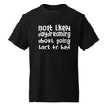Unisex DryBlend® Classic Tee - 'Back to Bed' Black T-Shirt