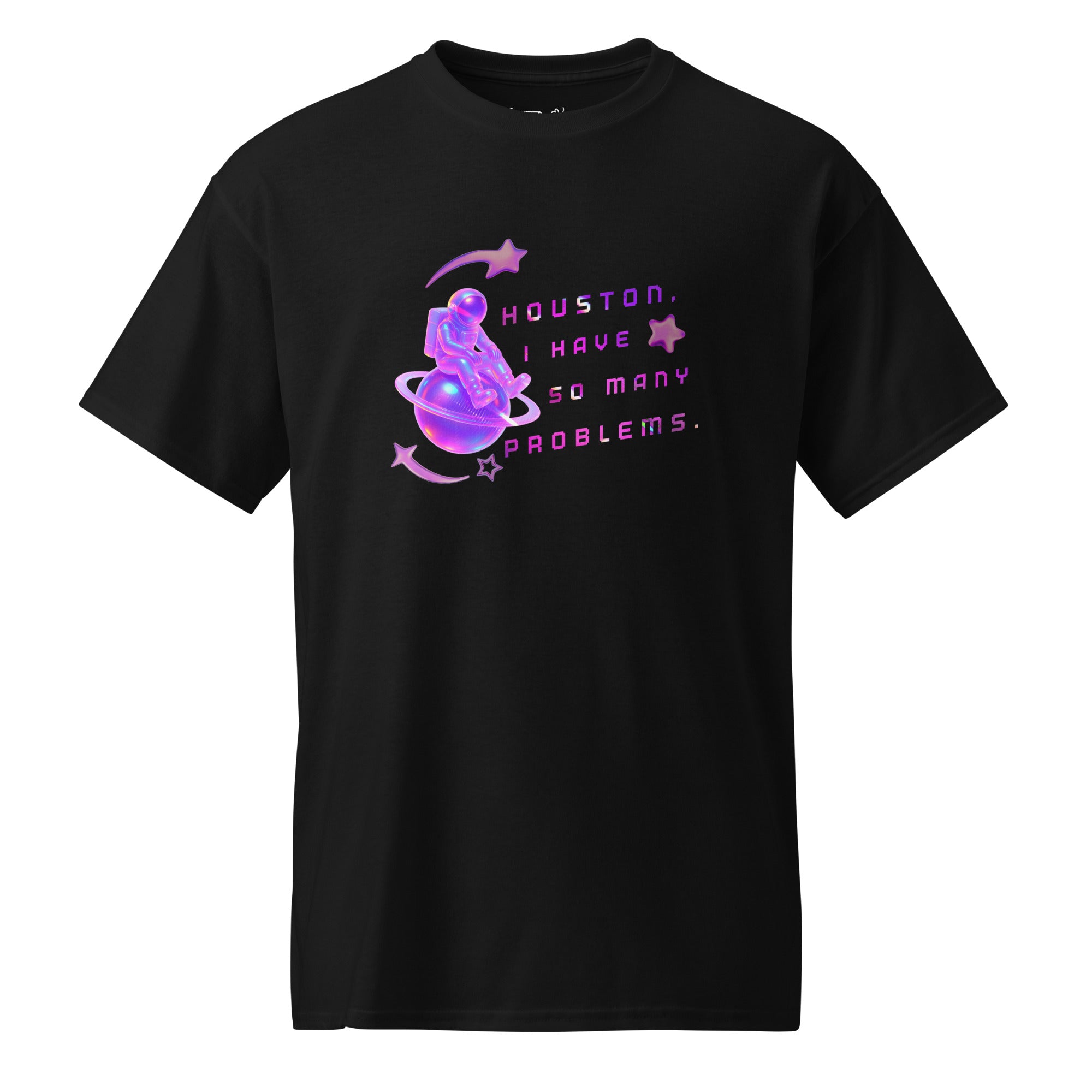 Unisex DryBlend® Classic Tee - 'Houston' Black T-Shirt