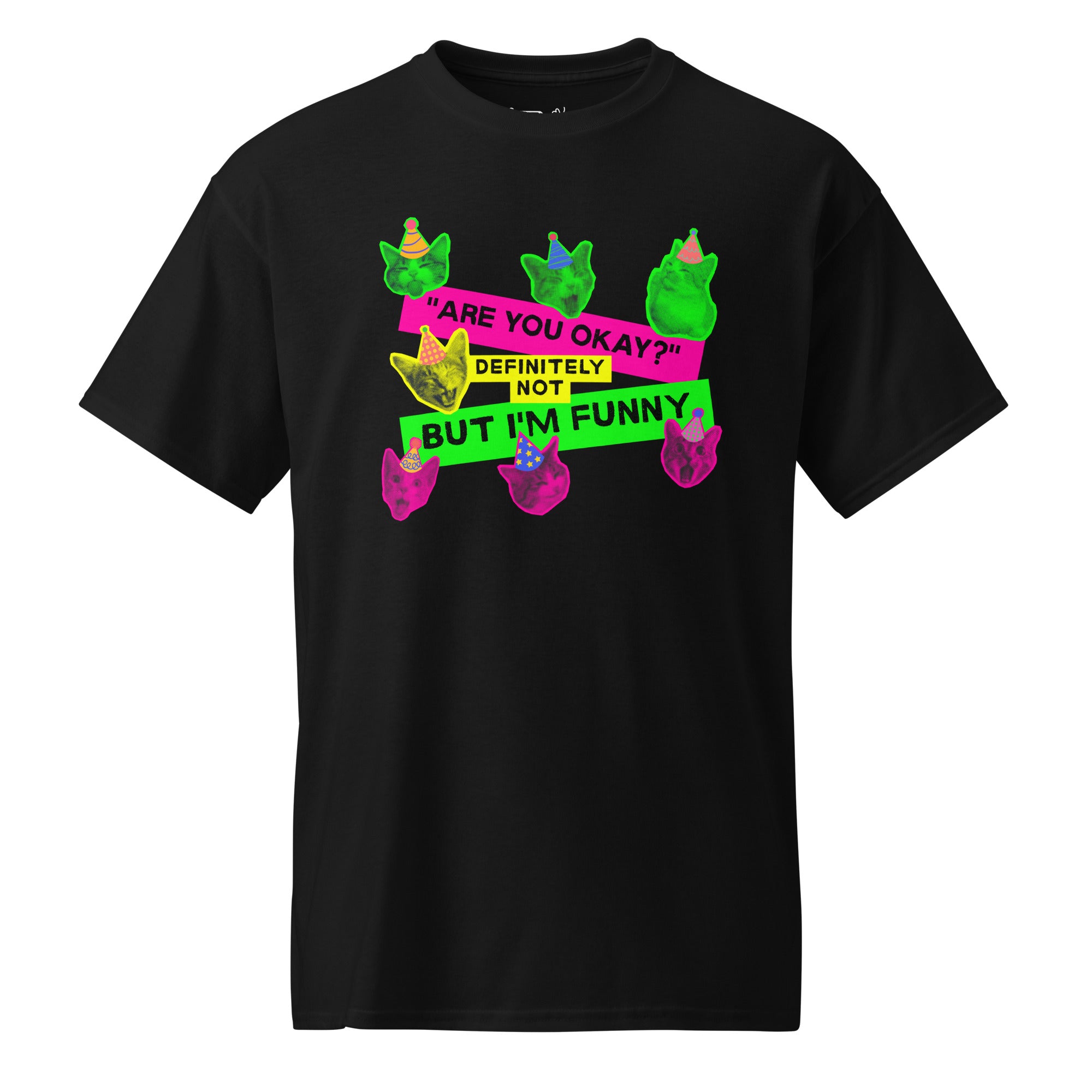 Unisex DryBlend® Classic Tee - 'Definitely Not' Black T-Shirt