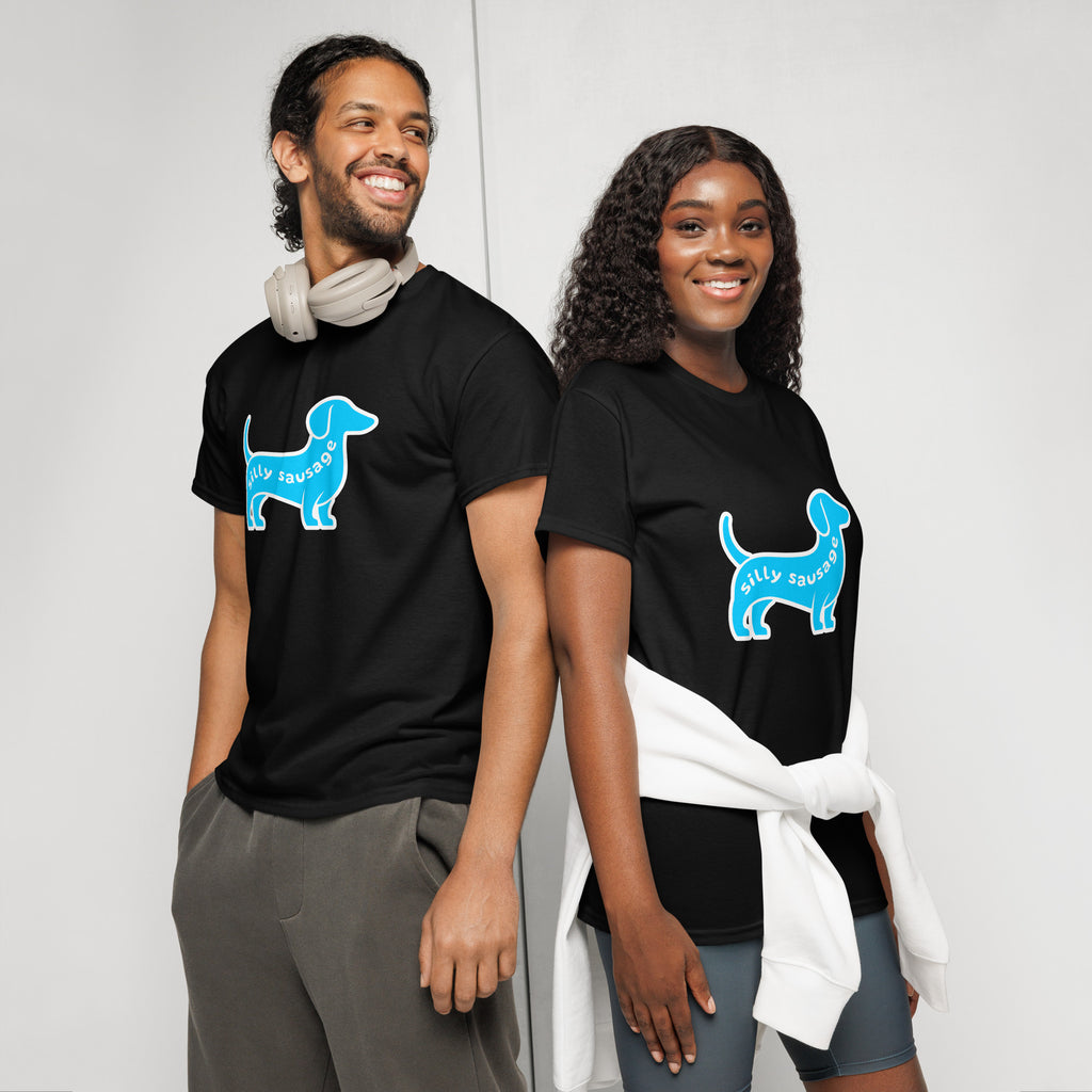 Unisex DryBlend® Classic Tee - 'Silly Sausage' T-Shirt