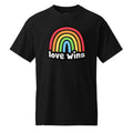 Unisex DryBlend® Classic Tee - 'Love Wins' Black T-Shirt