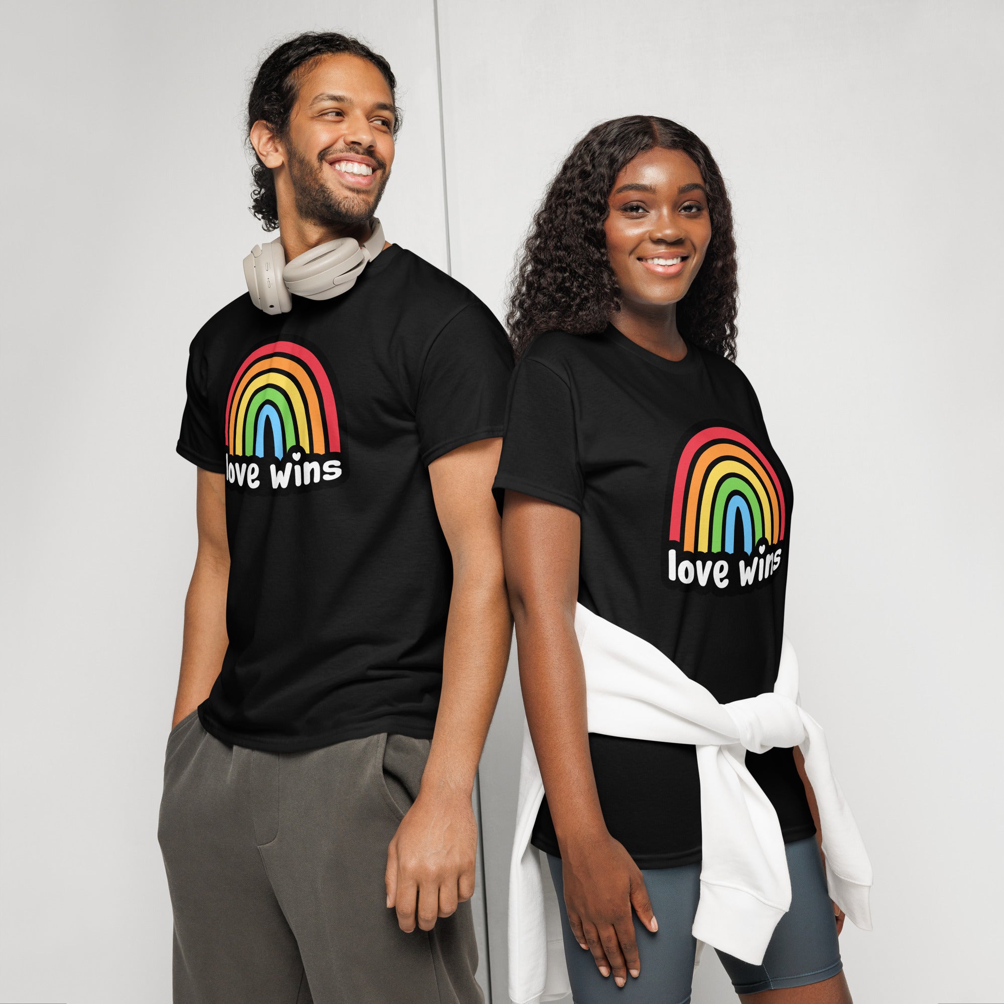Unisex DryBlend® Classic Tee - 'Love Wins' T-Shirt