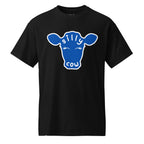 Unisex DryBlend® Classic Tee - 'Silly Cow' Black T-Shirt