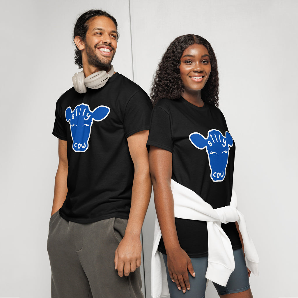 Unisex DryBlend® Classic Tee - 'Silly Cow' T-Shirt