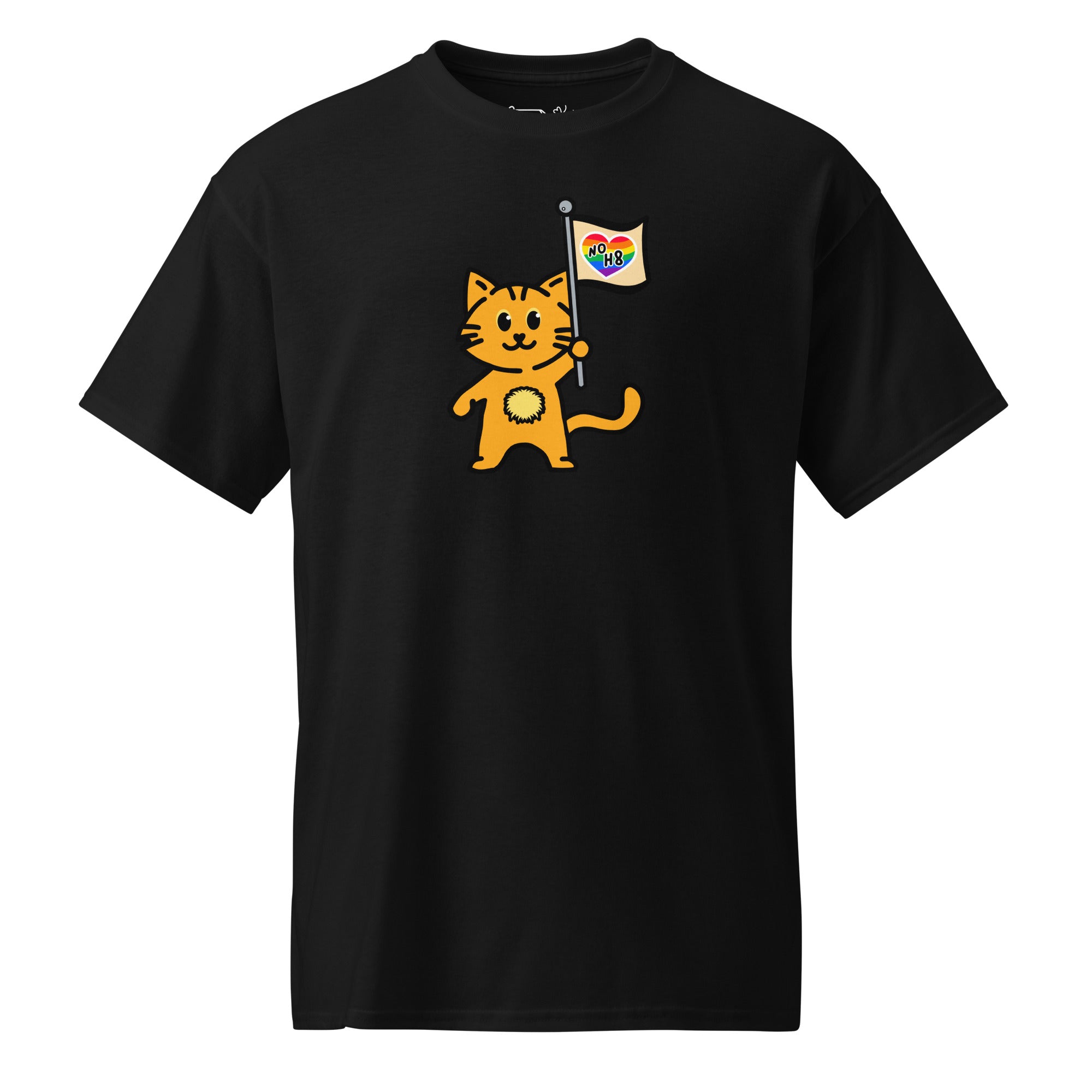 Unisex DryBlend® Classic Tee - 'No H8' Black T-Shirt