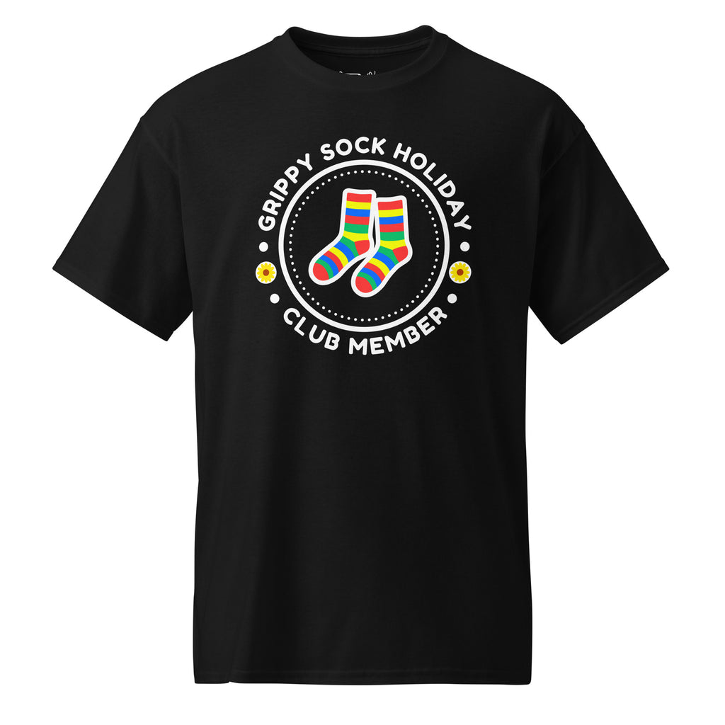 Unisex DryBlend® Classic Tee - 'Grippy Sock' Black T-Shirt