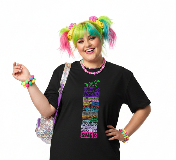 Unisex DryBlend® Classic Tee - 'Danger Noodle' T-Shirt
