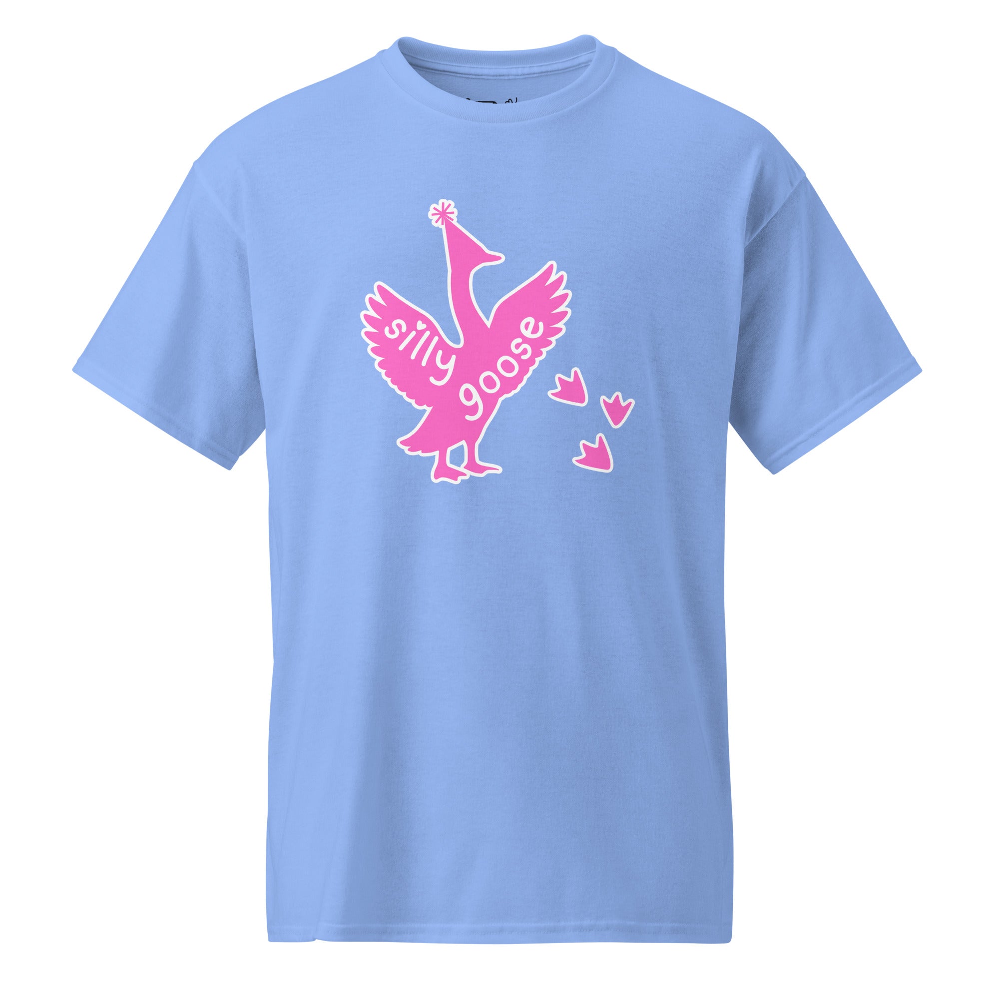Unisex DryBlend® Classic Tee - 'Silly Goose' Carolina Blue T-Shirt