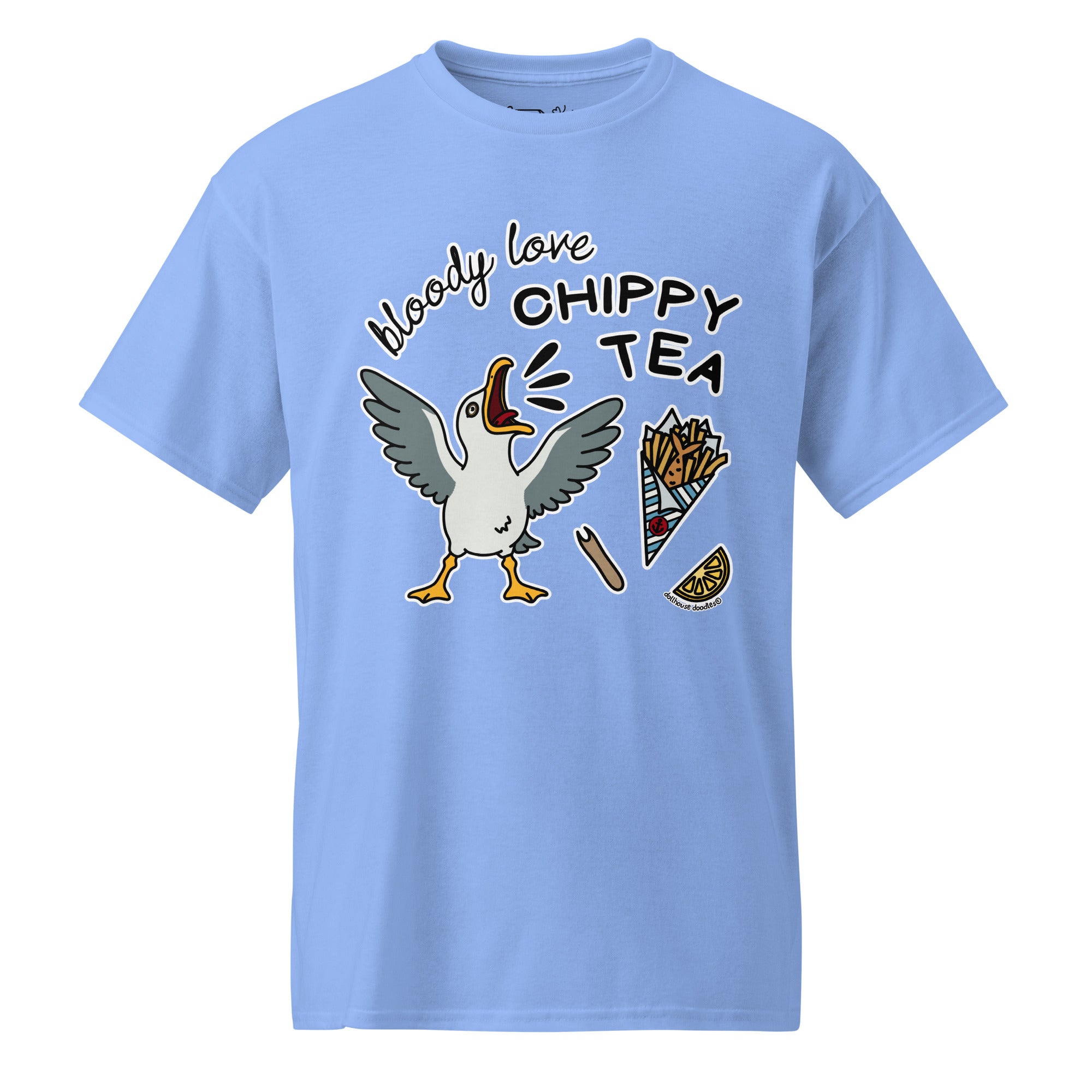 Unisex DryBlend® Classic Tee - 'Chippy Tea' Carolina Blue T-Shirt