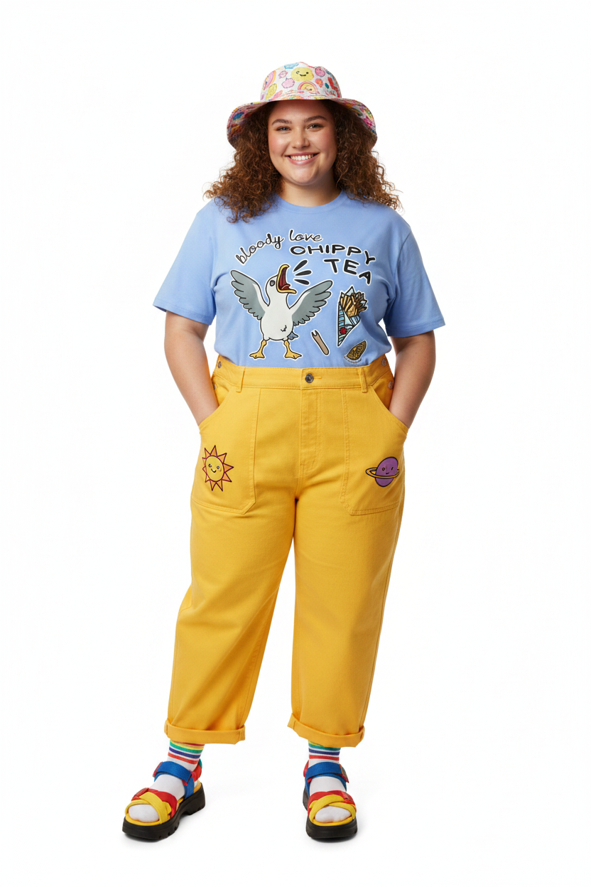 Unisex DryBlend® Classic Tee - 'Chippy Tea' T-Shirt
