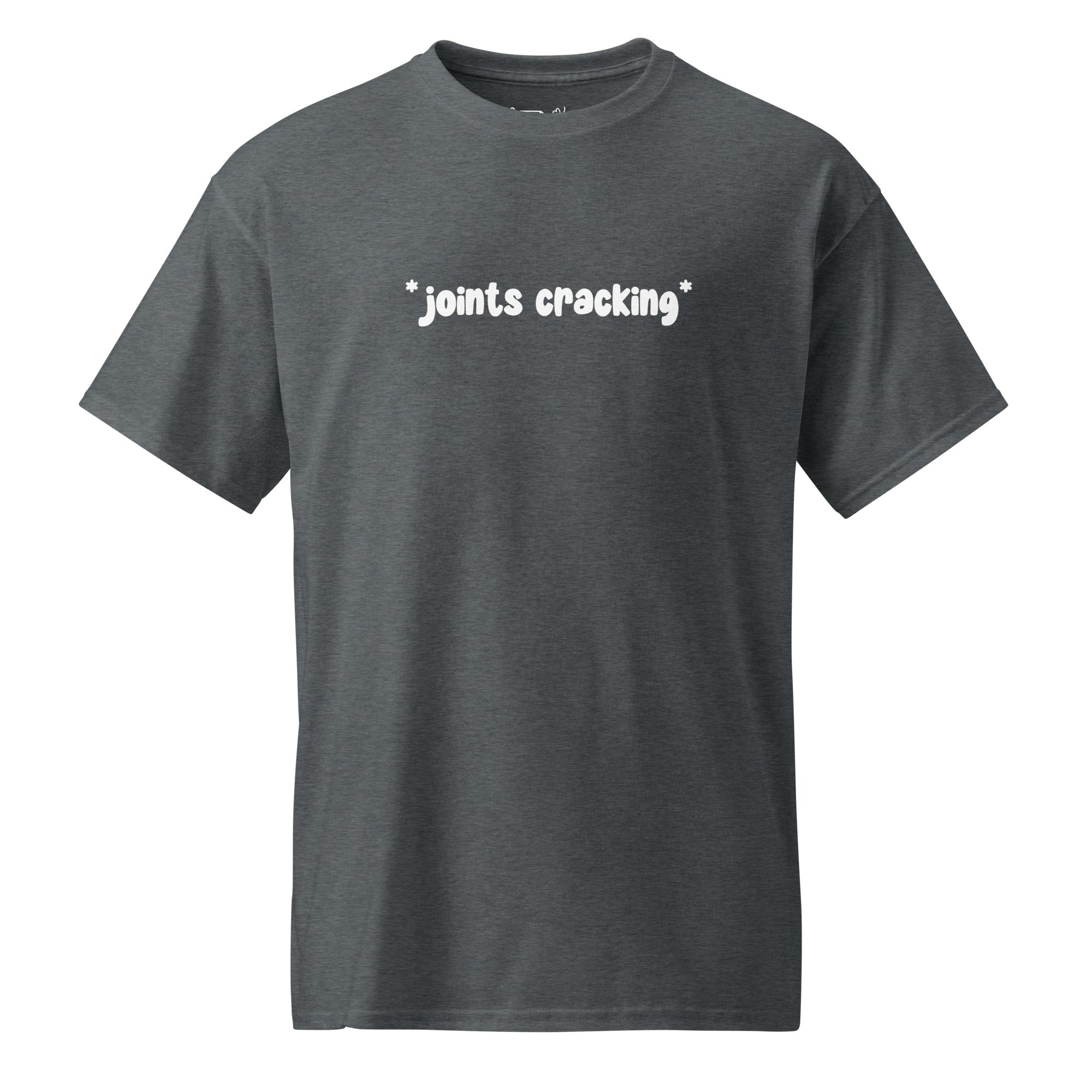 Unisex DryBlend® Classic Tee - 'Joints Cracking' Dark Heather T-Shirt