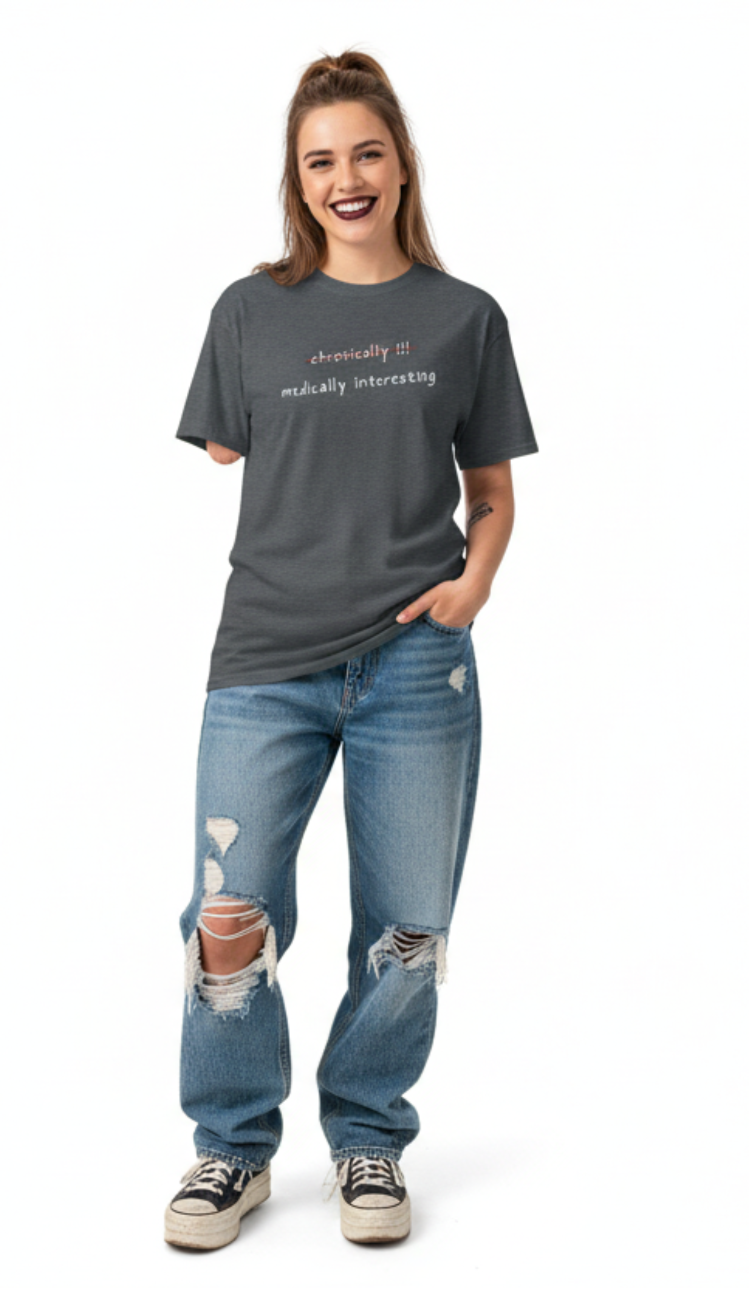 Unisex DryBlend® Classic Tee - 'Medically Interesting' T-Shirt