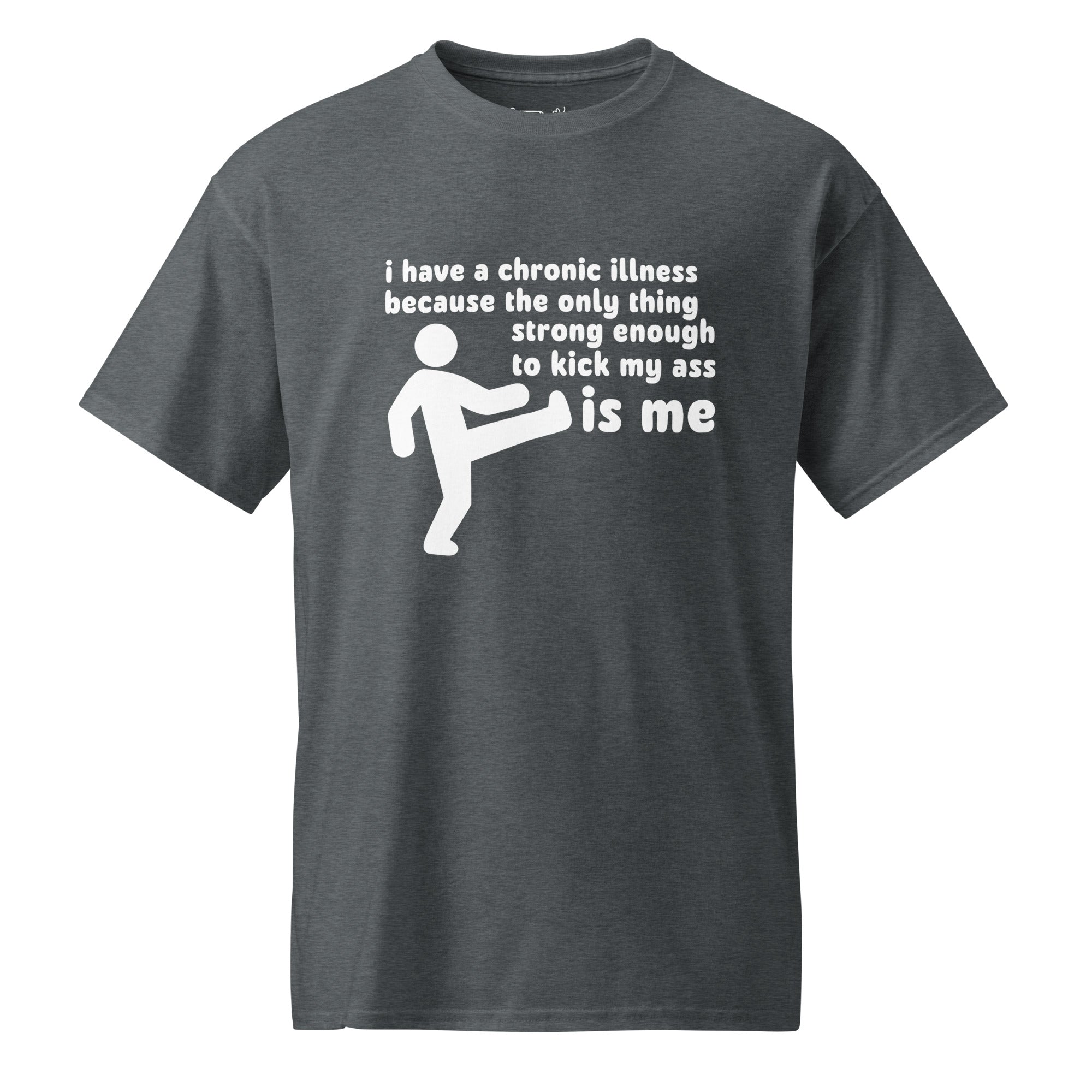 Unisex DryBlend® Classic Tee - 'Strong Enough' Dark Heather T-Shirt