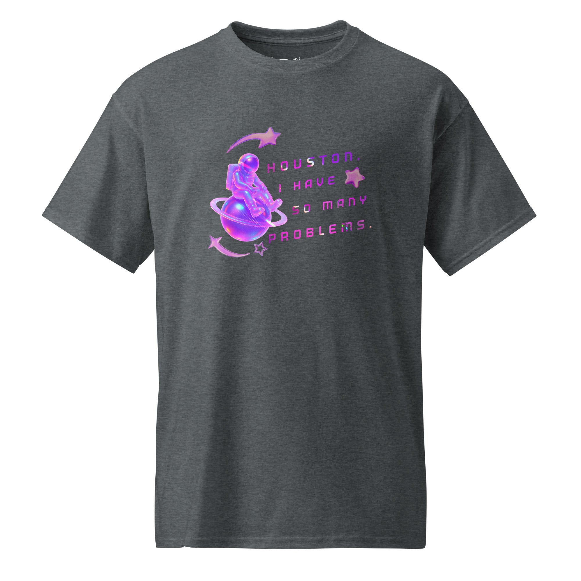 Unisex DryBlend® Classic Tee - 'Houston' Dark Heather T-Shirt