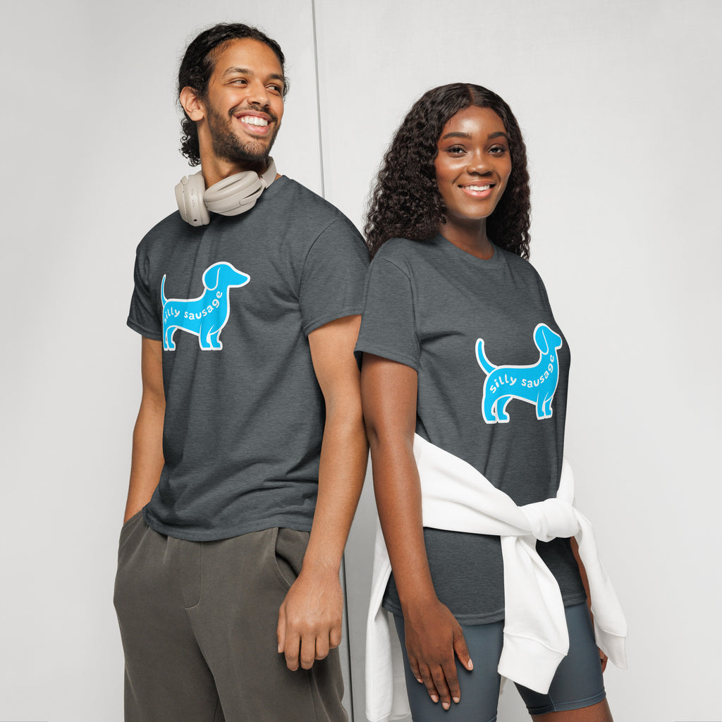 Unisex DryBlend® Classic Tee - 'Silly Sausage' T-Shirt