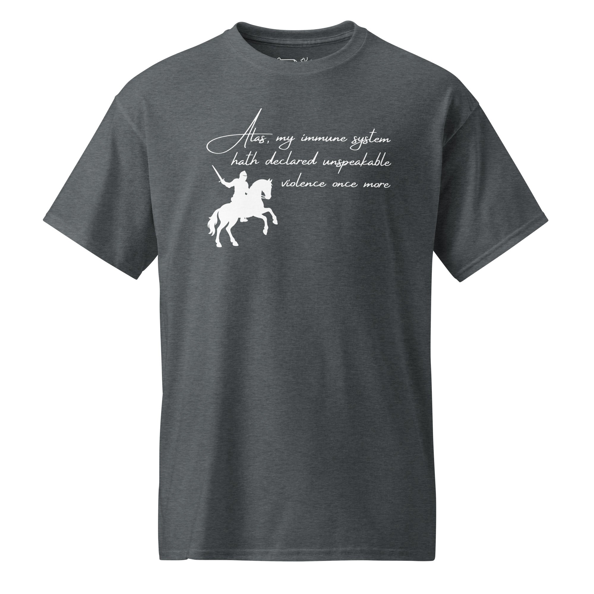 Unisex DryBlend® Classic Tee - 'Alas' Dark Heather T-Shirt