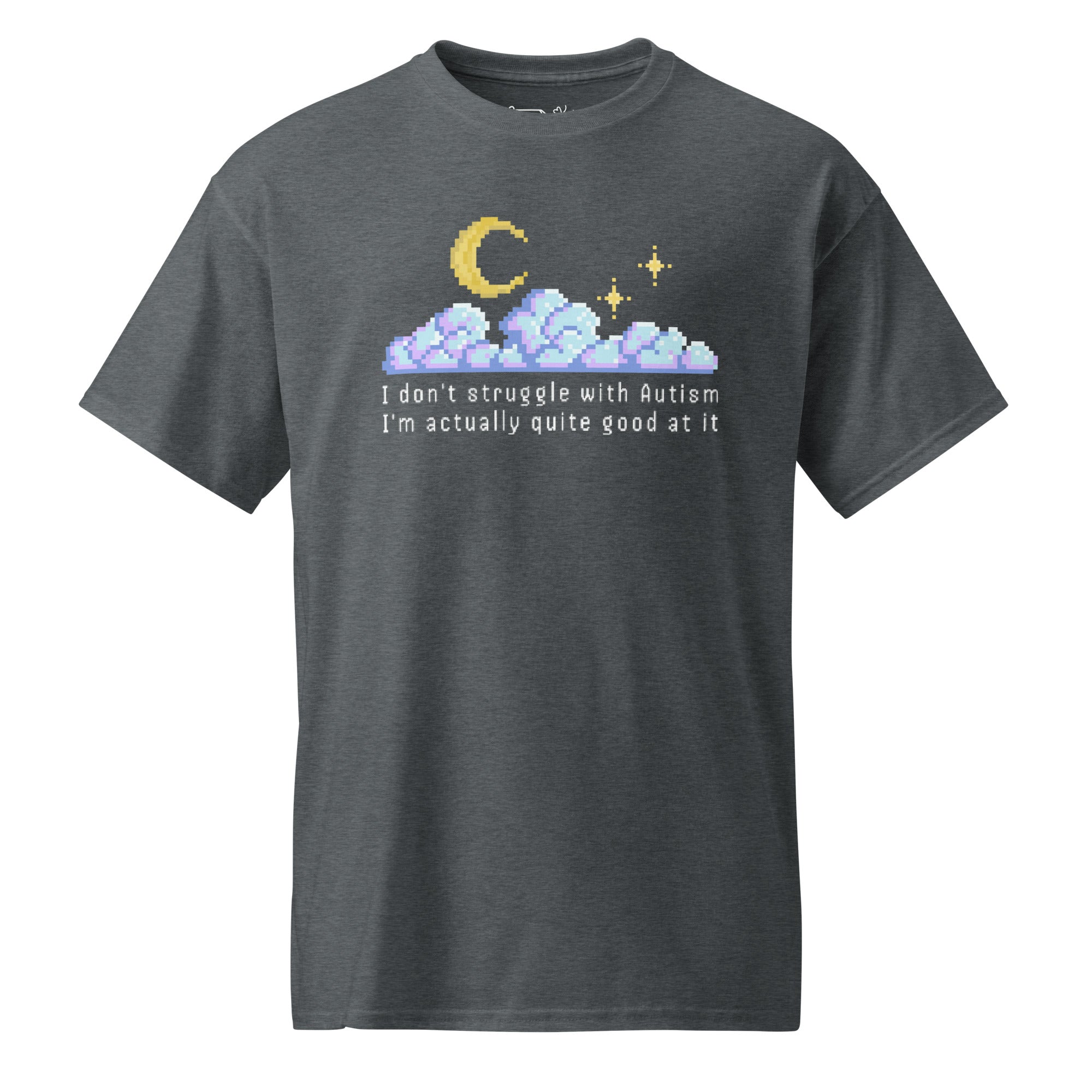 Unisex DryBlend® Classic Tee - 'I Don't Struggle' Dark Heather T-Shirt