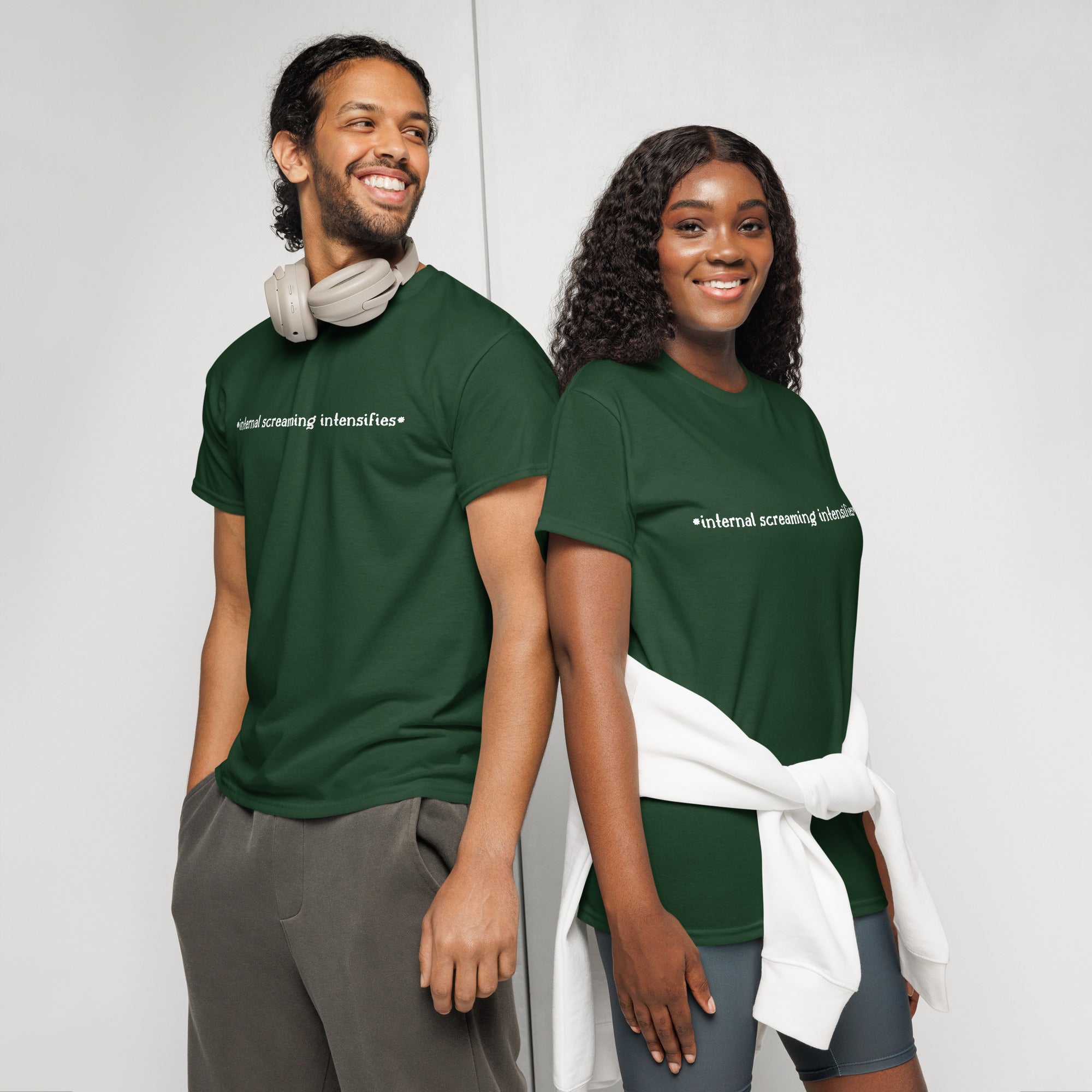 Unisex DryBlend® Classic Tee - 'Internal Screaming' T-Shirt