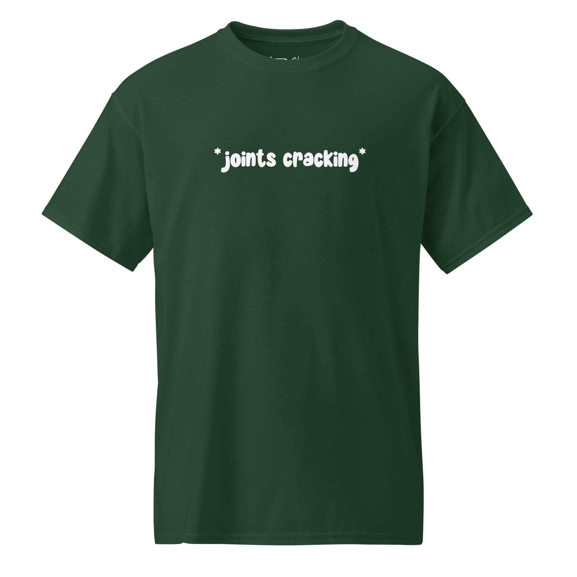 Unisex DryBlend® Classic Tee - 'Joints Cracking' Forest Green T-Shirt