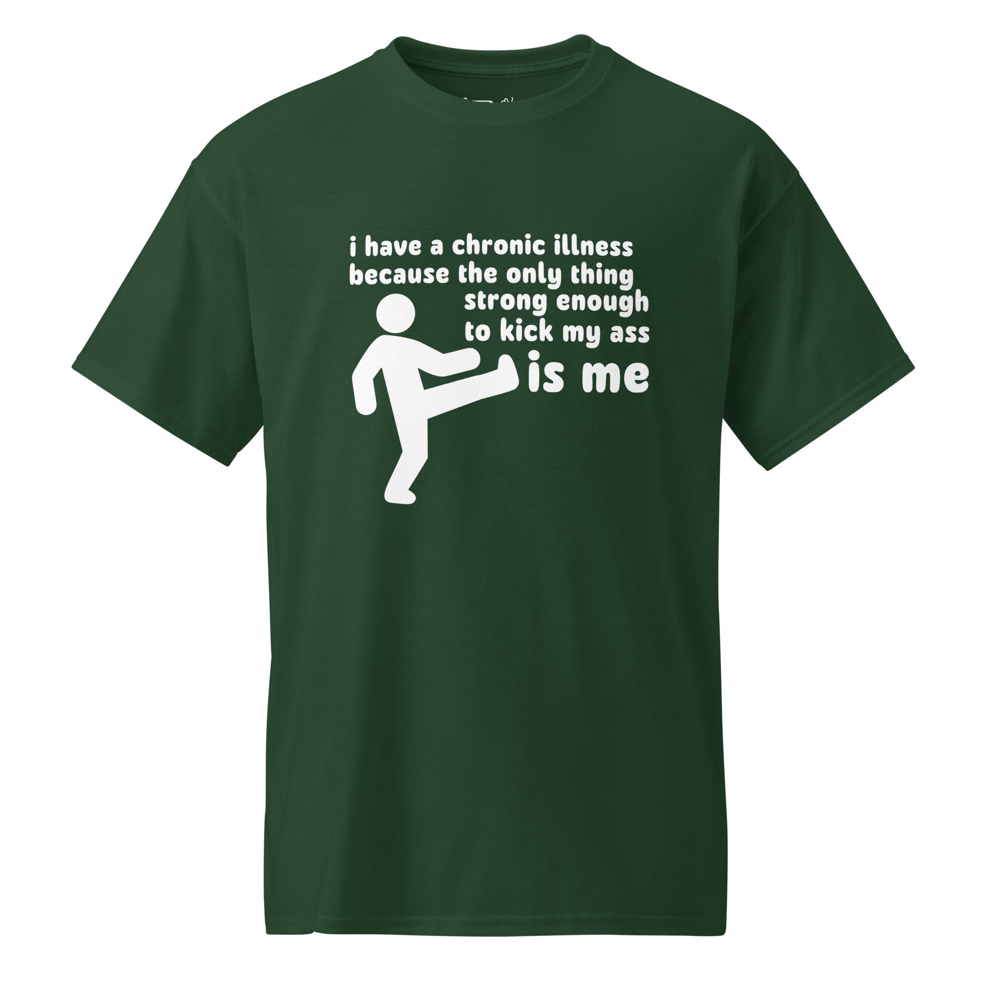 Unisex DryBlend® Classic Tee - 'Strong Enough' Forest Green T-Shirt