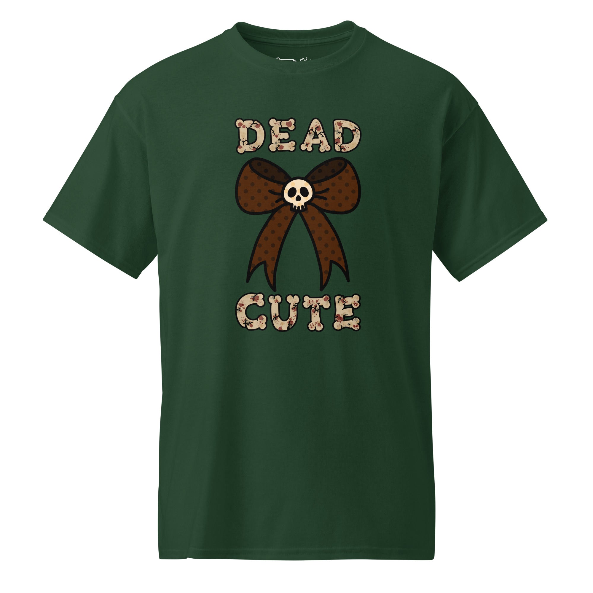 Unisex DryBlend® Classic Tee - 'Dead Cute' Forest Green T-Shirt