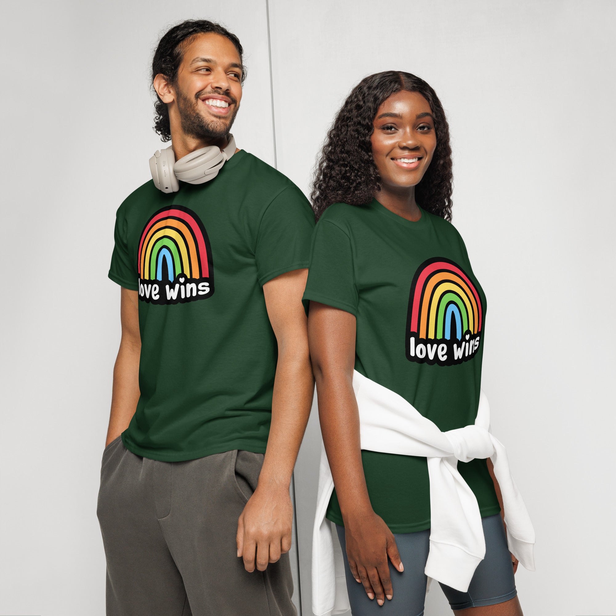 Unisex DryBlend® Classic Tee - 'Love Wins' T-Shirt