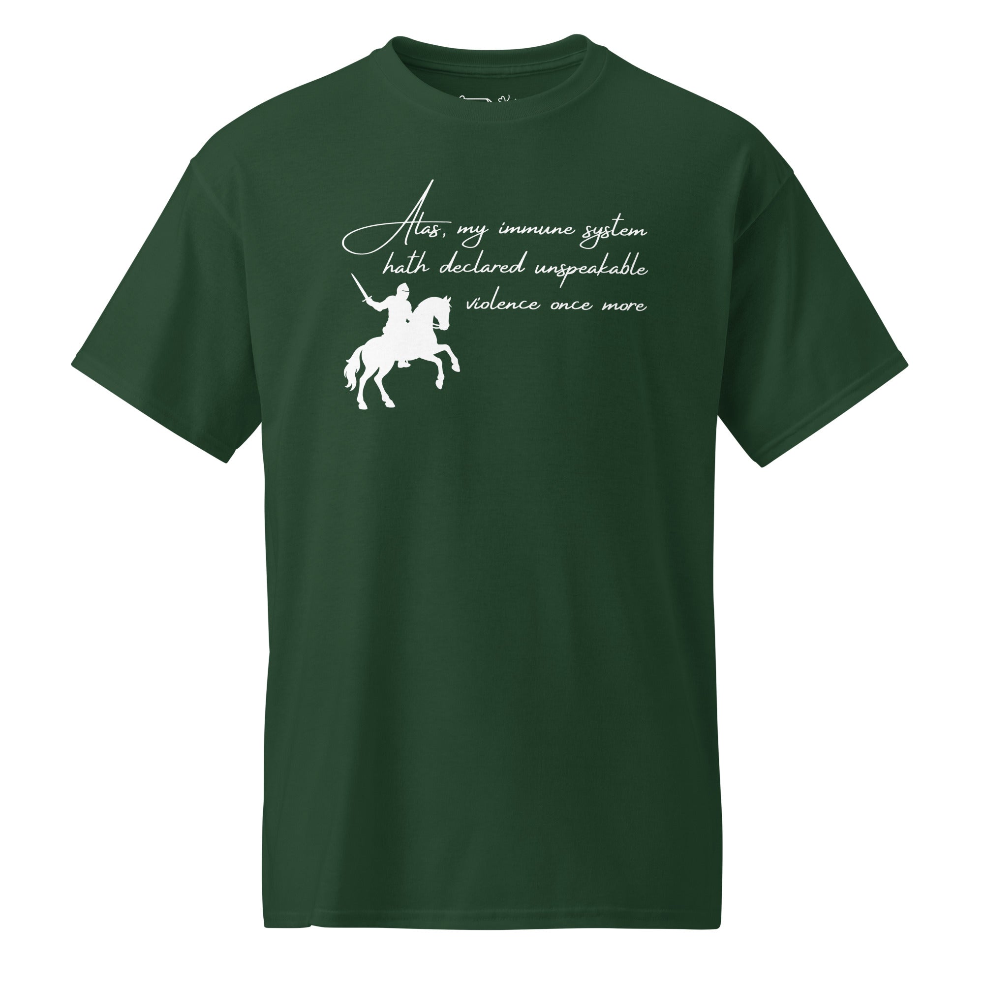 Unisex DryBlend® Classic Tee - 'Alas' Forest Green T-Shirt