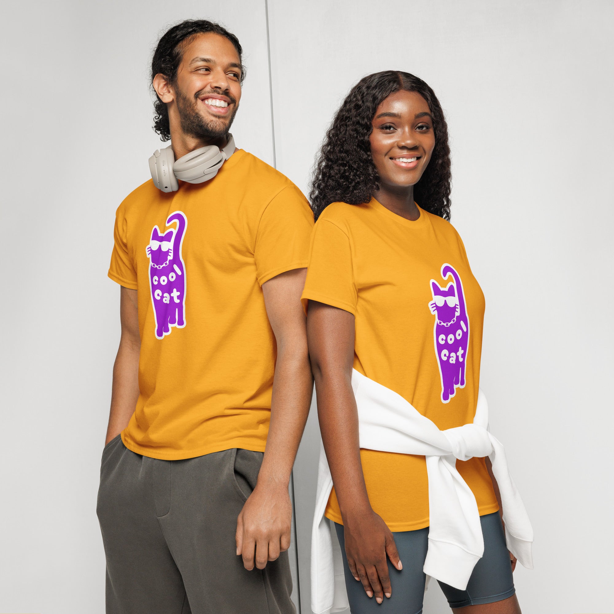 Unisex DryBlend® Classic Tee - 'Cool Cat' T-Shirt