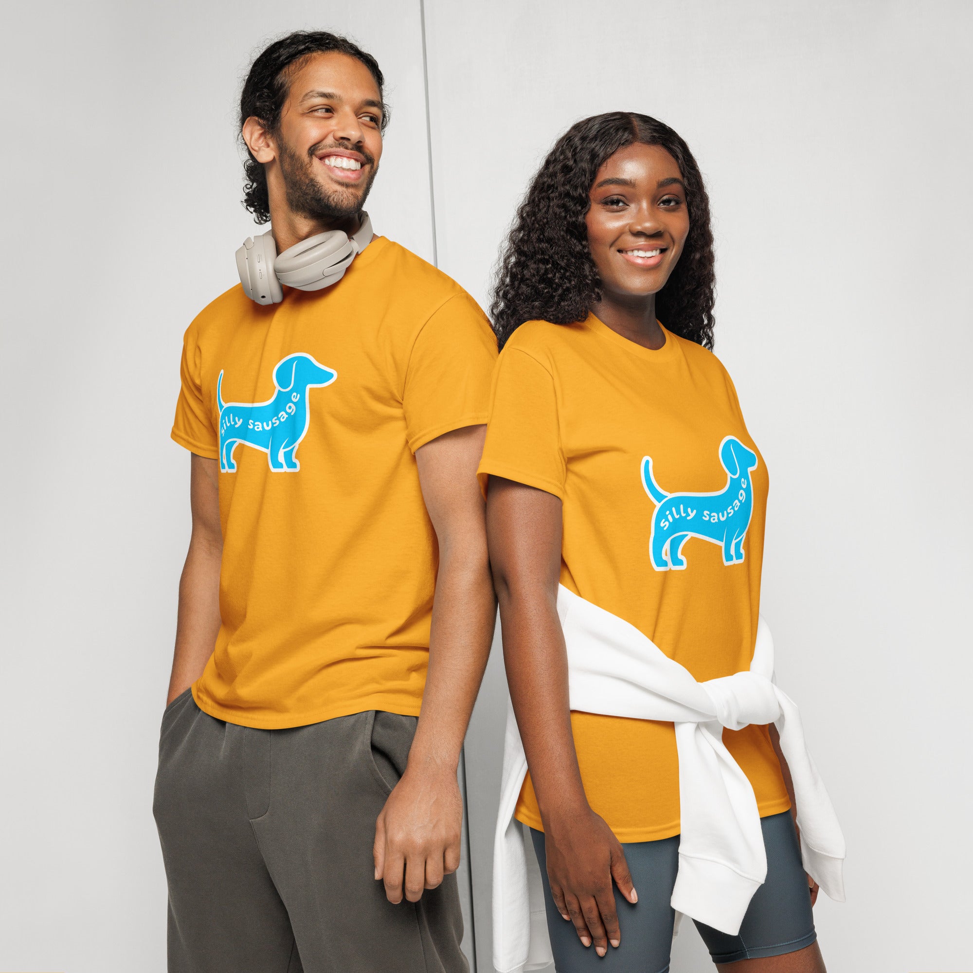 Unisex DryBlend® Classic Tee - 'Silly Sausage' T-Shirt