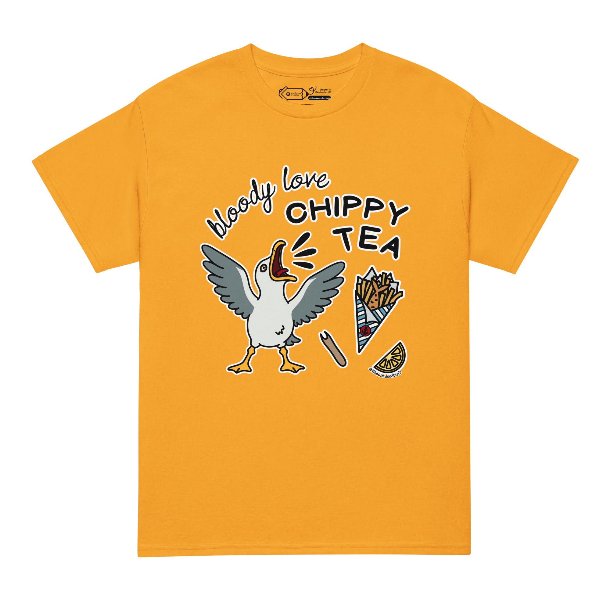 Unisex DryBlend® Classic Tee - 'Chippy Tea' T-Shirt