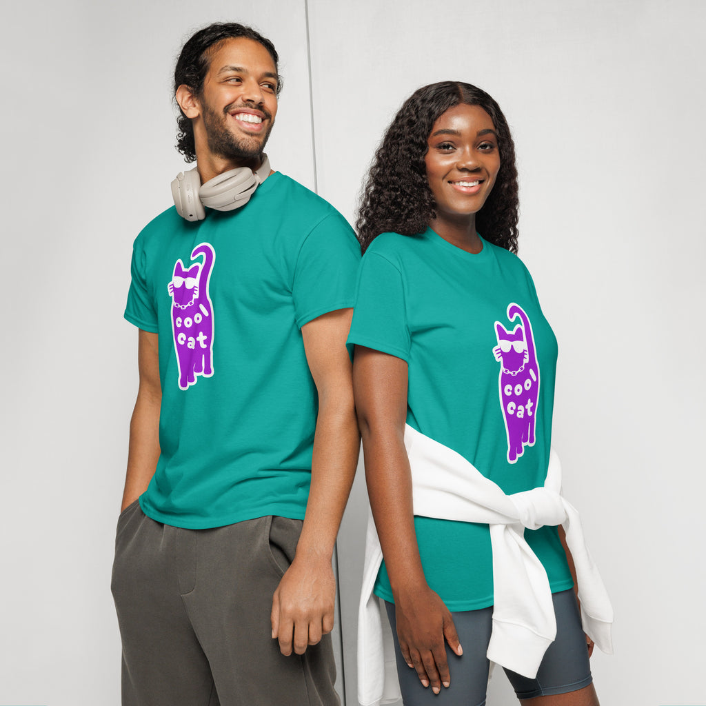 Unisex DryBlend® Classic Tee - 'Cool Cat' T-Shirt