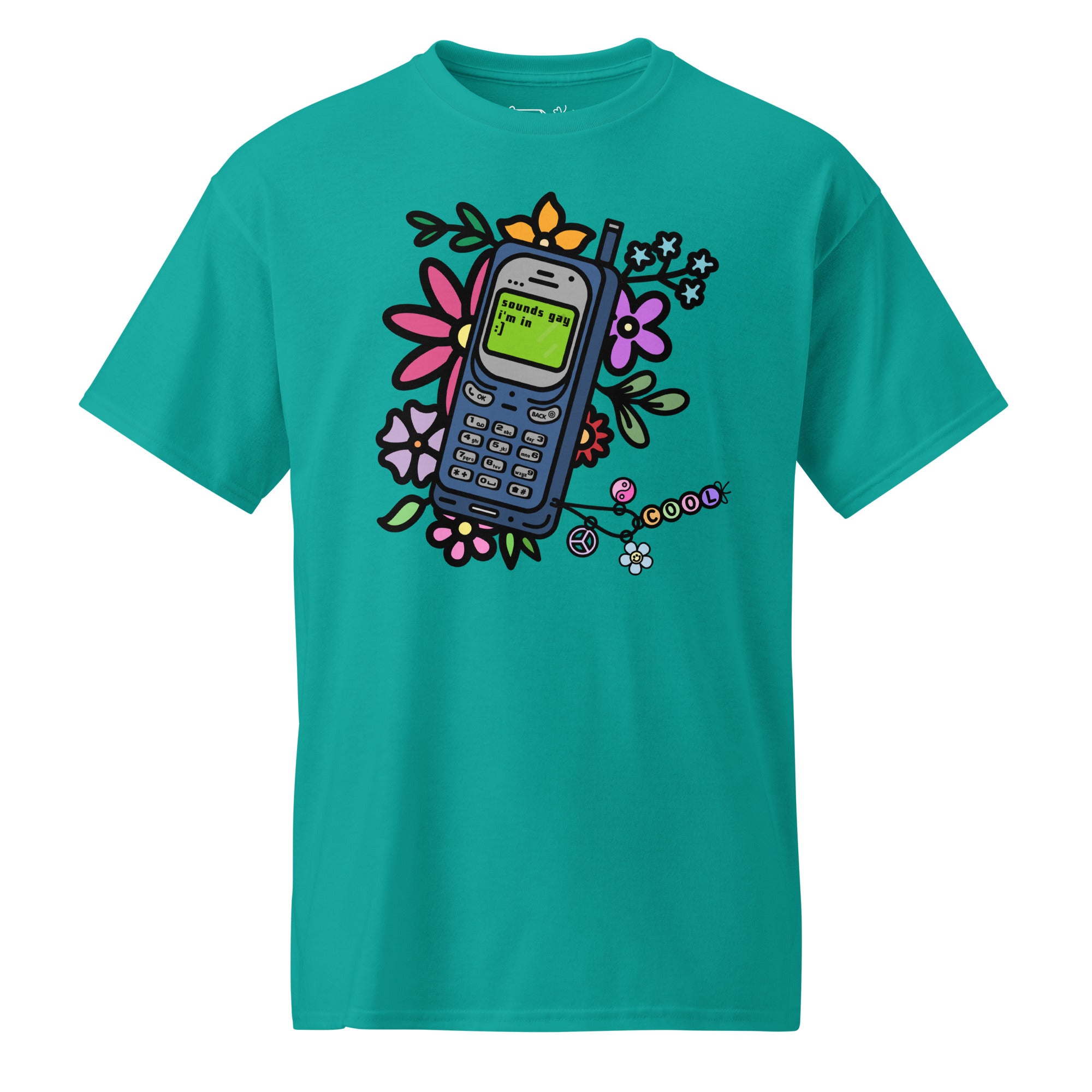 Unisex DryBlend® Classic Tee - 'Text Me' Jade Dome T-Shirt