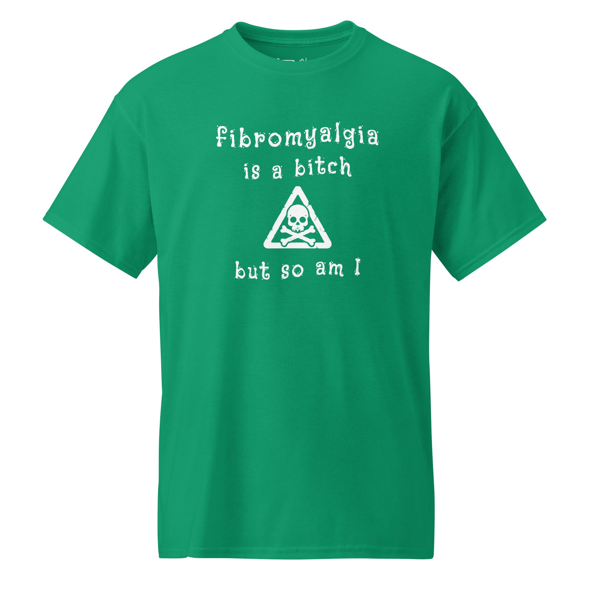 Unisex DryBlend® Classic Tee - 'Fibromyalgia' Kelly Green T-Shirt