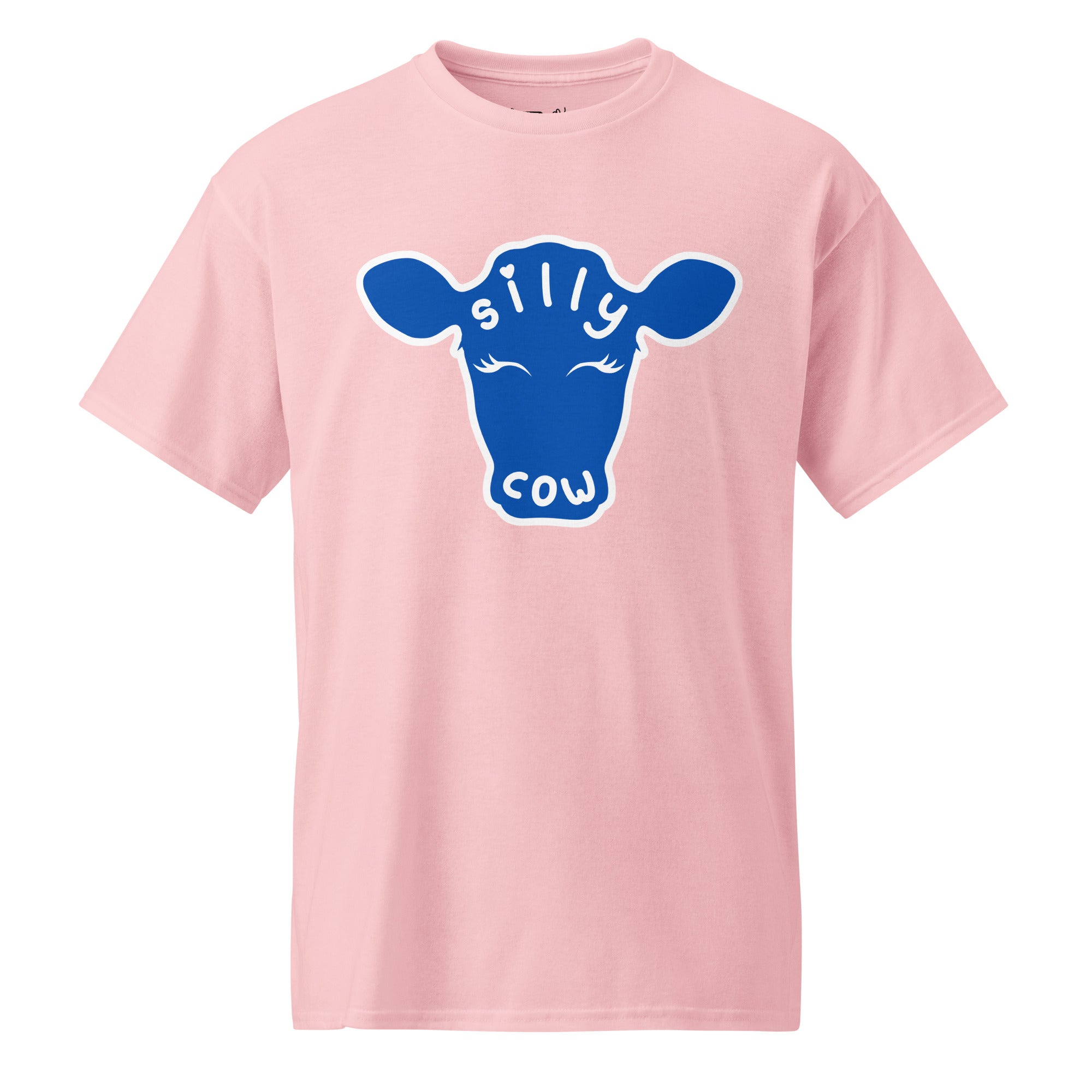 Unisex DryBlend® Classic Tee - 'Silly Cow' Light Pink T-Shirt