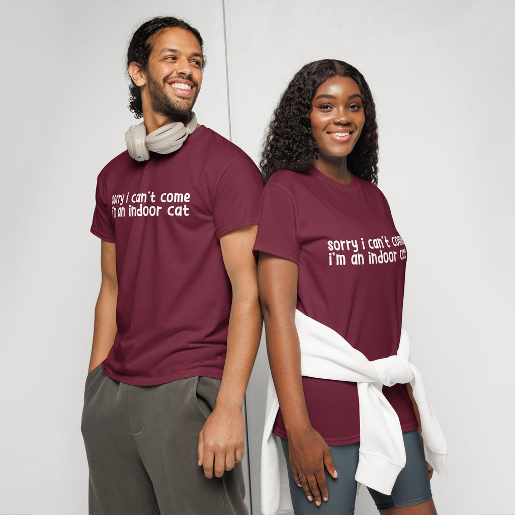 Unisex DryBlend® Classic Tee - 'Indoor Cat' T-Shirt