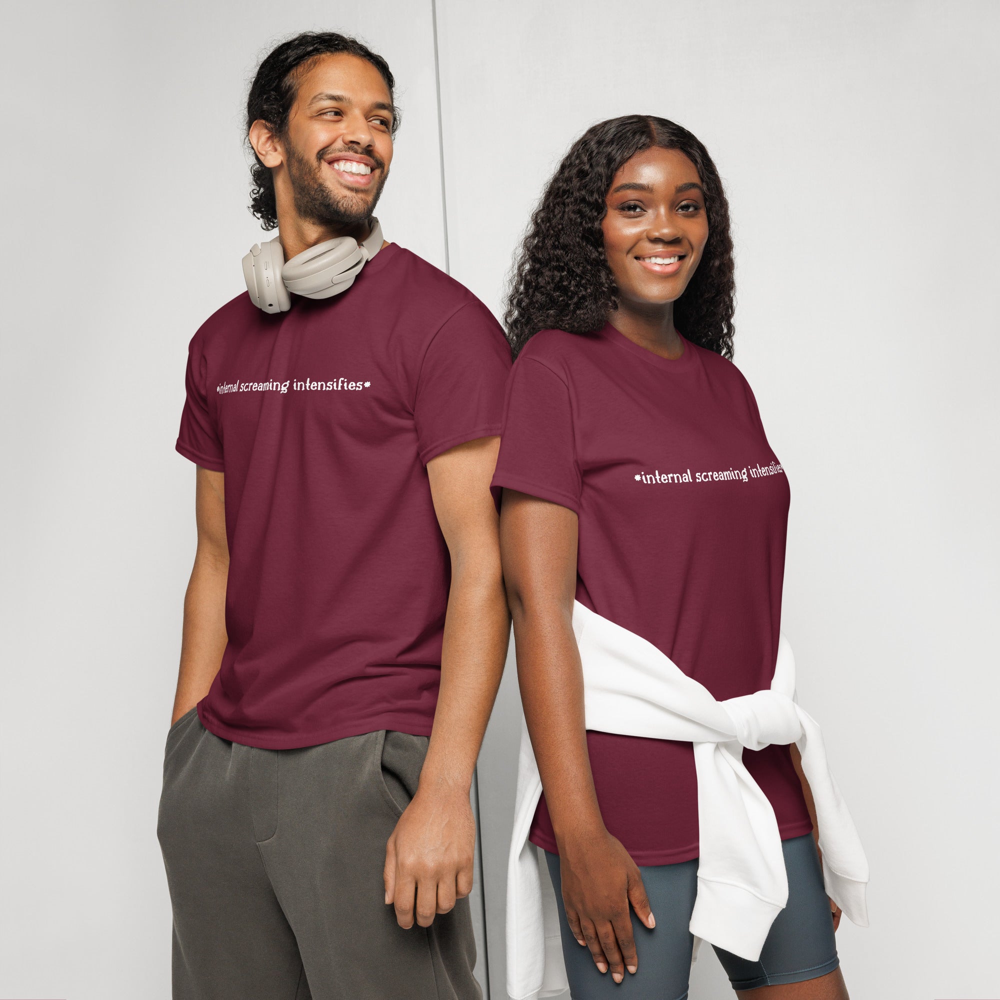 Unisex DryBlend® Classic Tee - 'Internal Screaming' T-Shirt