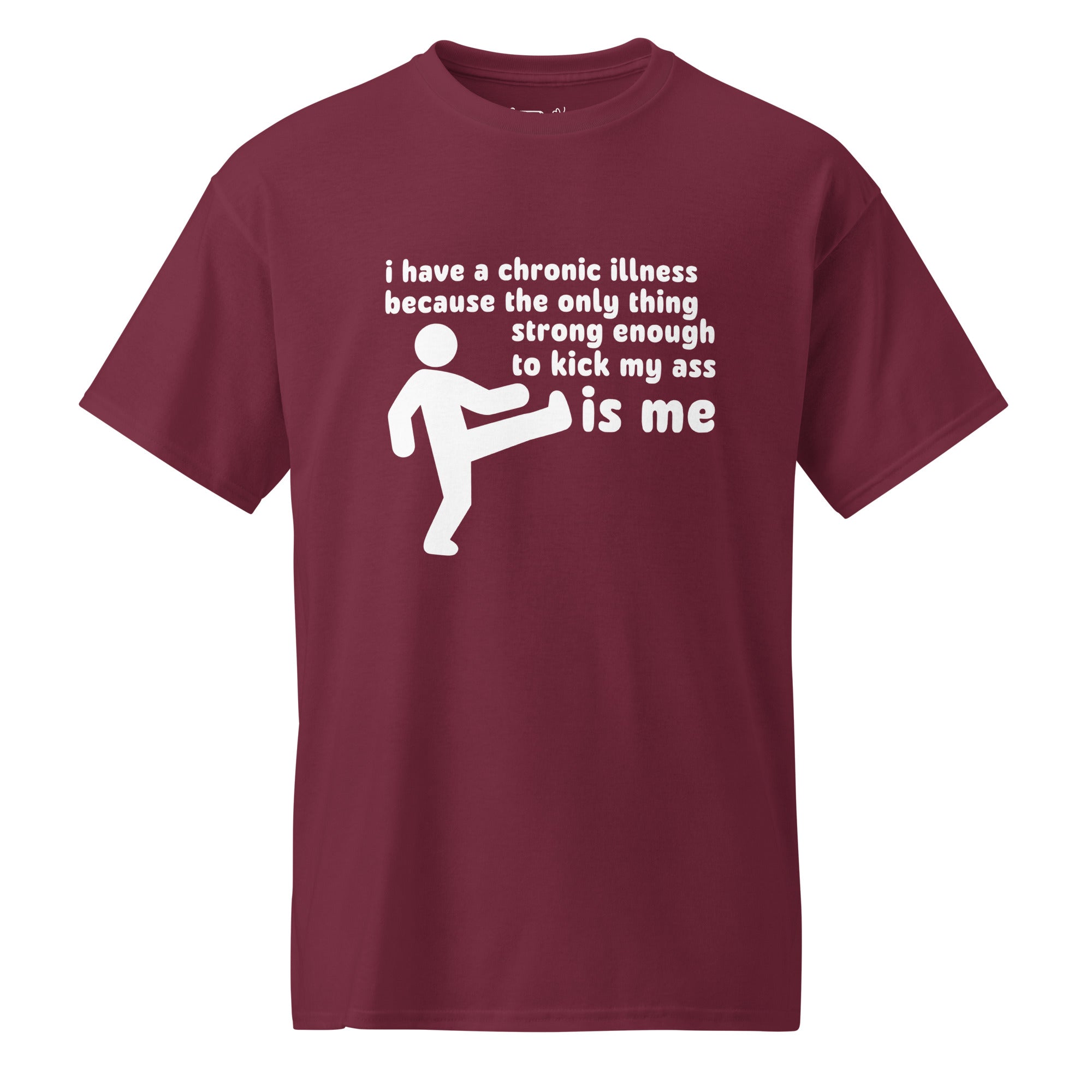 Unisex DryBlend® Classic Tee - 'Strong Enough' Maroon T-Shirt