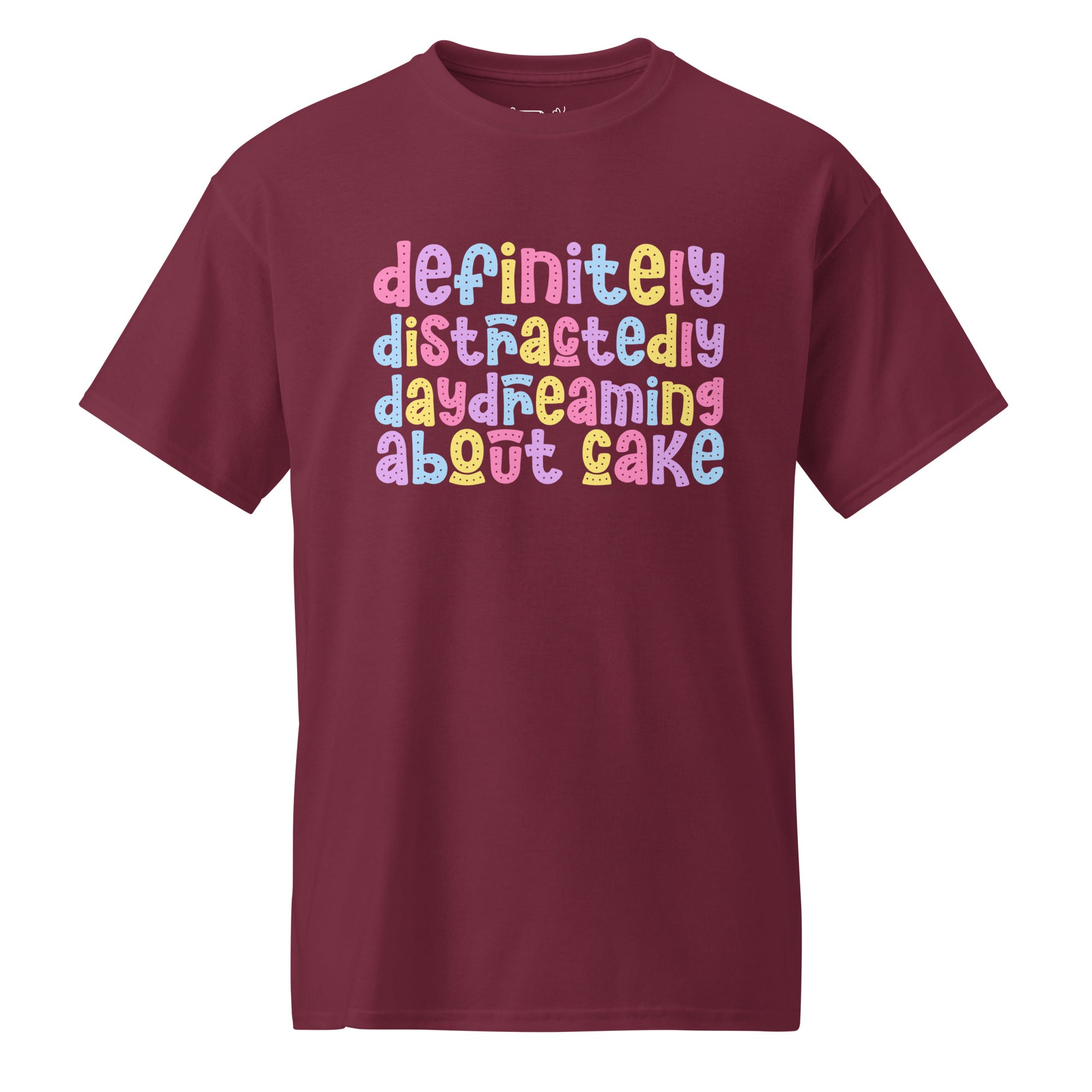 Unisex DryBlend® Classic Tee - 'Daydreaming' Maroon T-Shirt